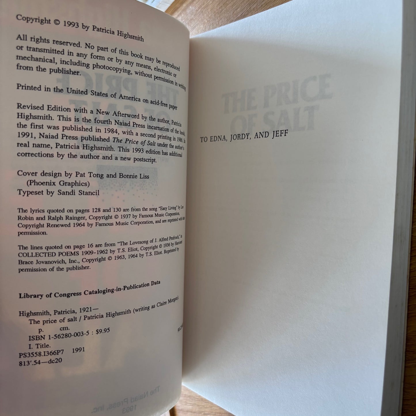 Patricia Highsmith - The Price of Salt