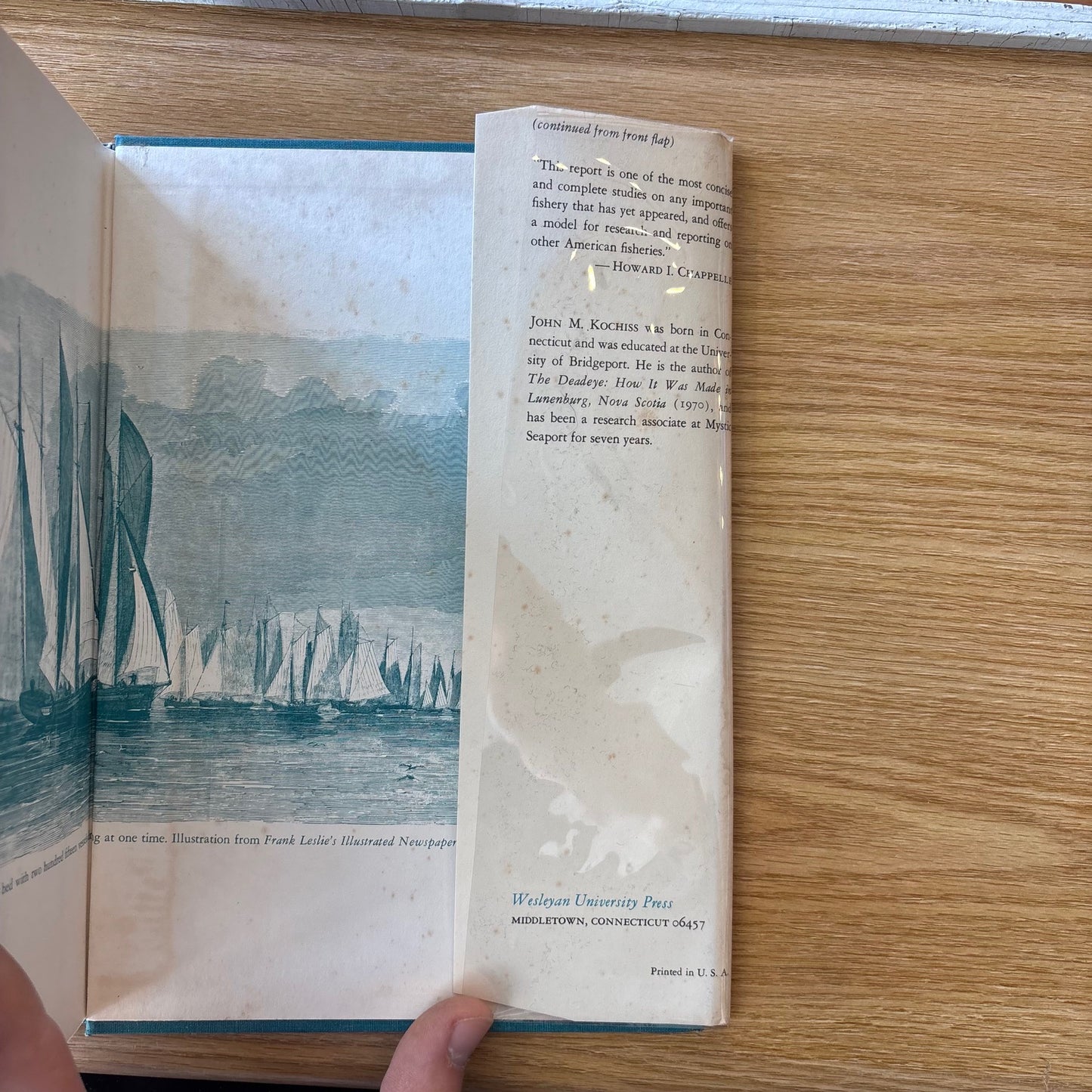 John M. Kochiss - Oystering from New York to Boston - First Edition