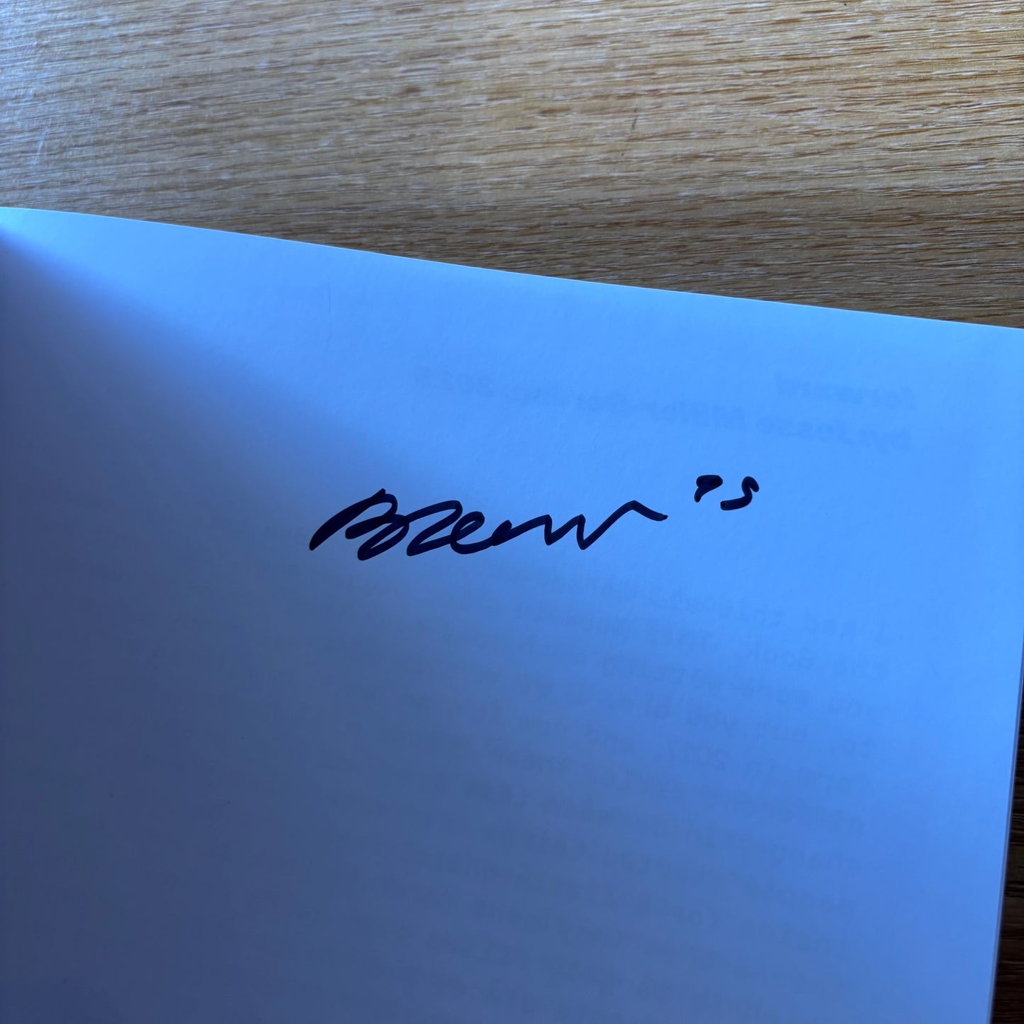 Ben Rayner - i'm a million different people from one day to the next - Signed Limited Edition