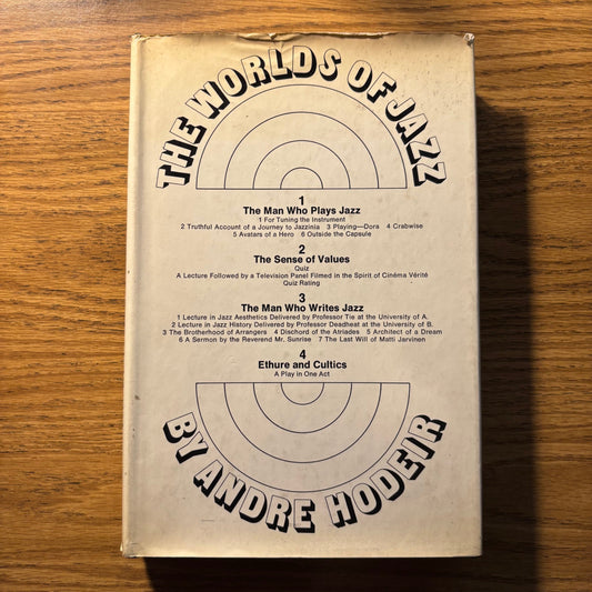 Andre Hodeir - The Worlds of Jazz - First Edition