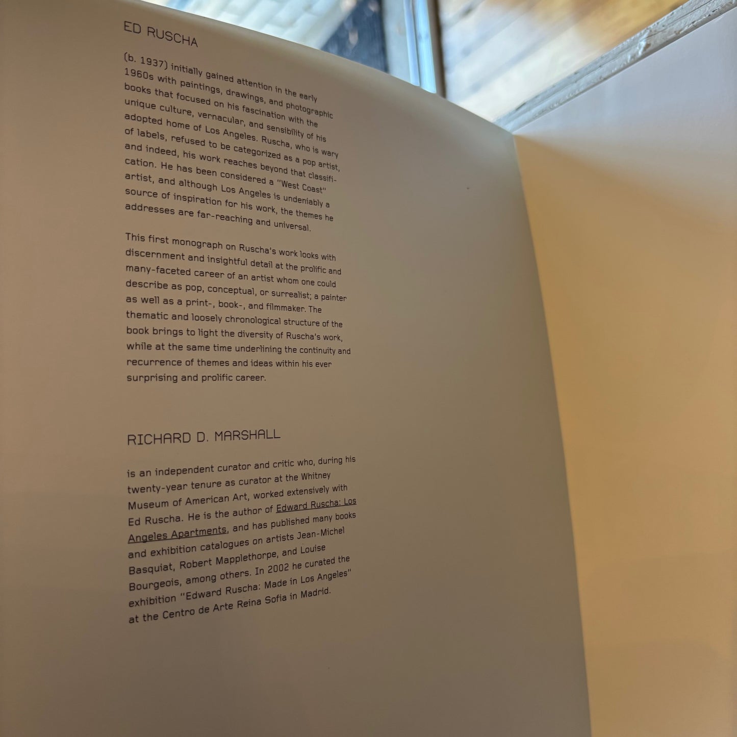 Richard D. Marshall - Ed Ruscha - First Edition Paperback