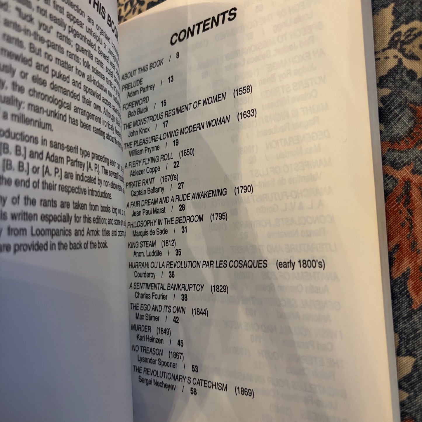 Adam Parfrey & Bob Black - Rants and Other Incendiary Tracts - First Edition