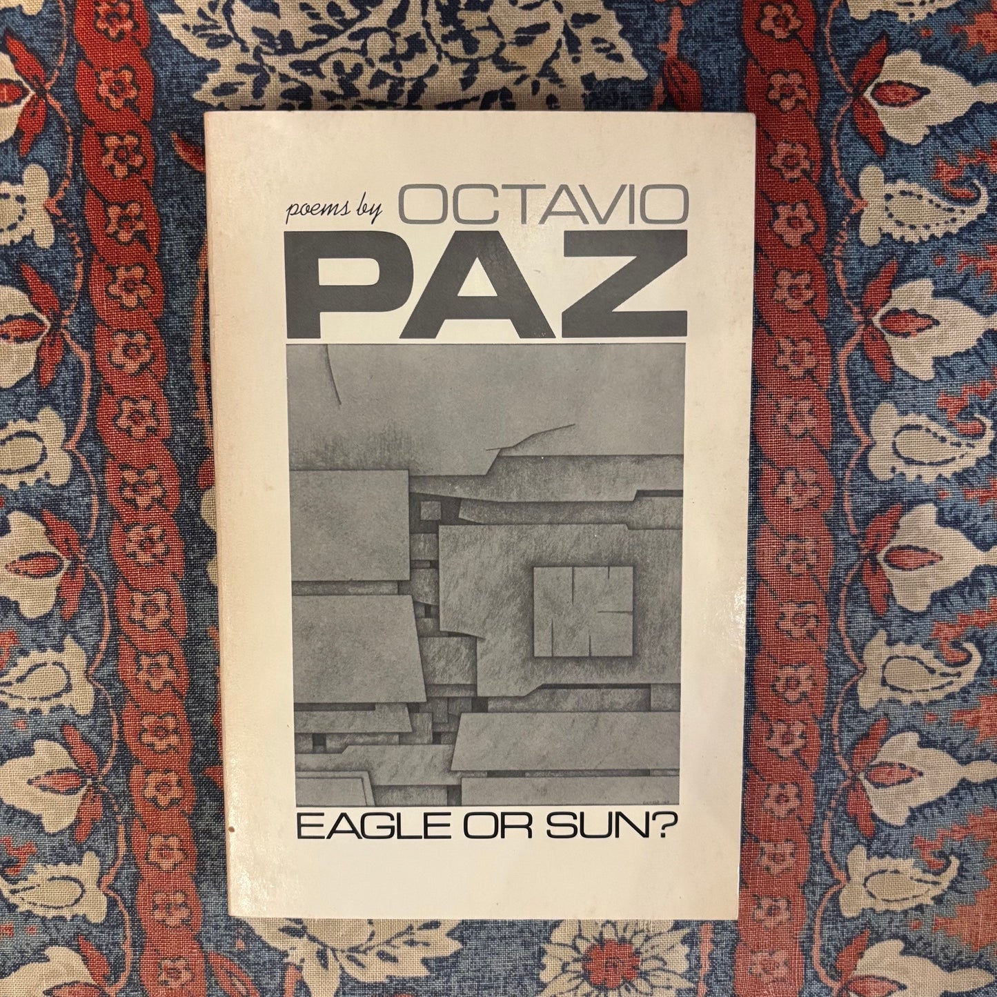 Octavio Paz - Eagle or Sun? - Signed First Edition Paperback