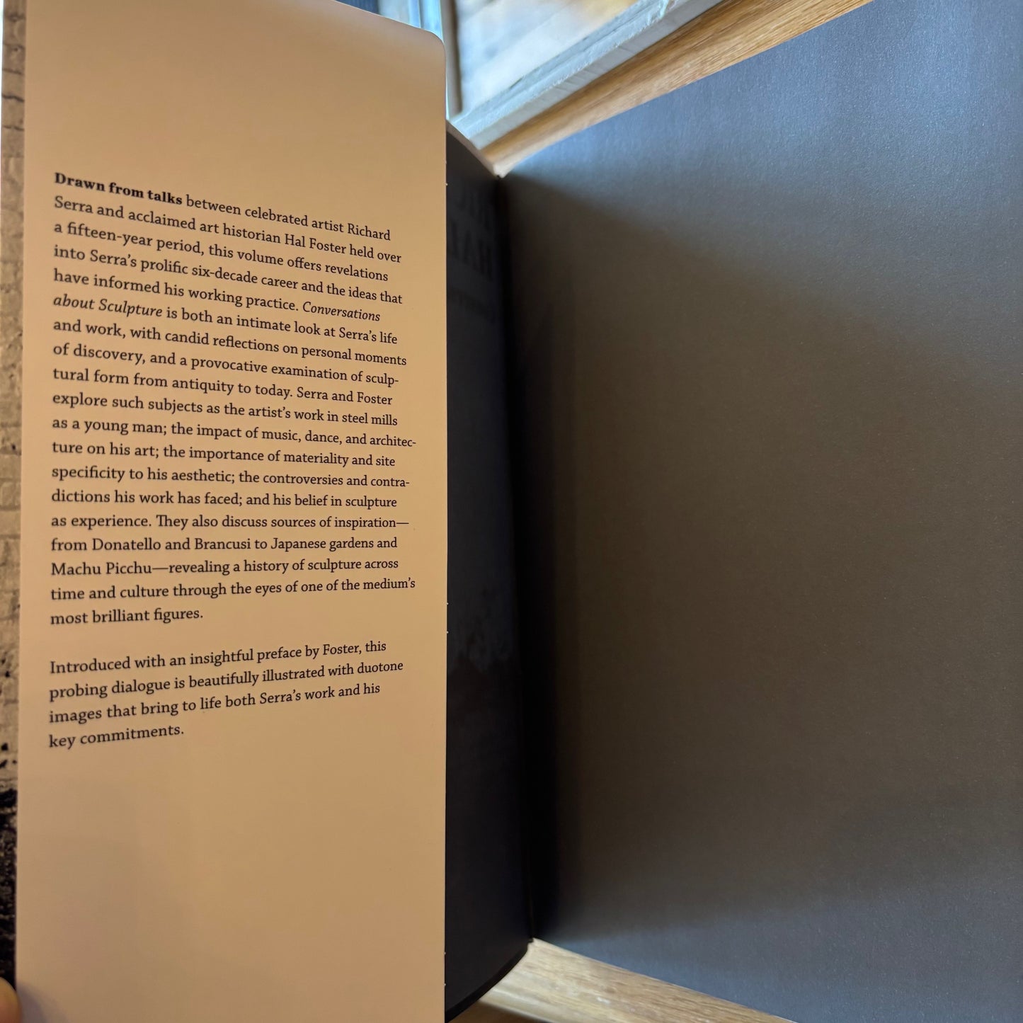 Richard Serra & Hal Foster - Conversations About Sculpture - First Edition
