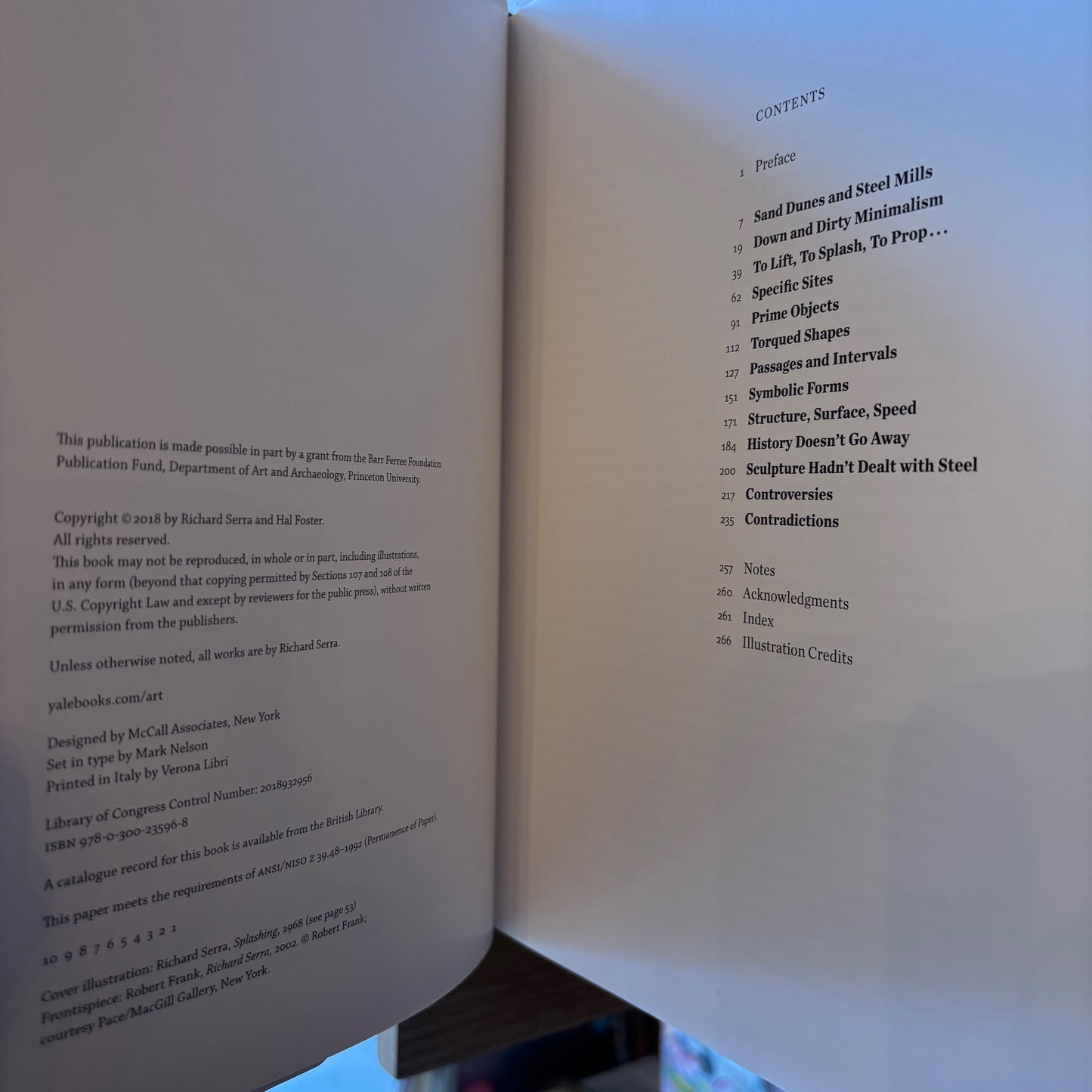 Richard Serra & Hal Foster - Conversations About Sculpture - First Edition