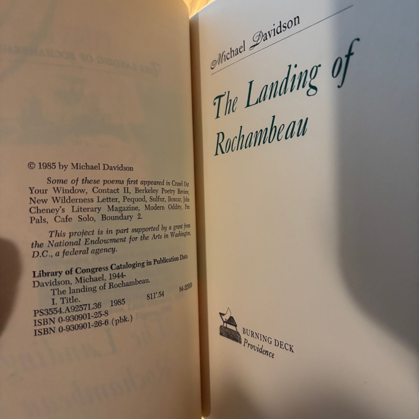 Michael Davidson - The Landing of Rochambeau