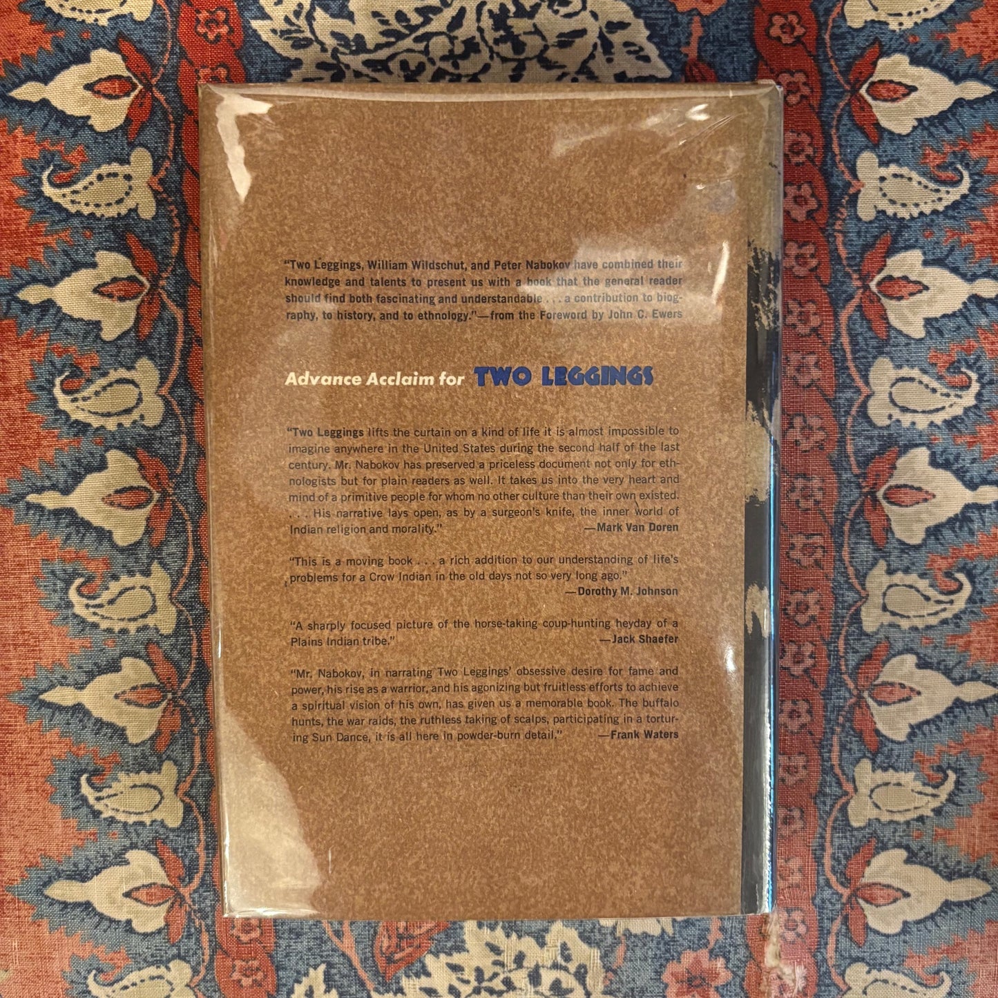 Peter Nabokov - Two Leggings: The Story of a Crow Warrior - First Edition