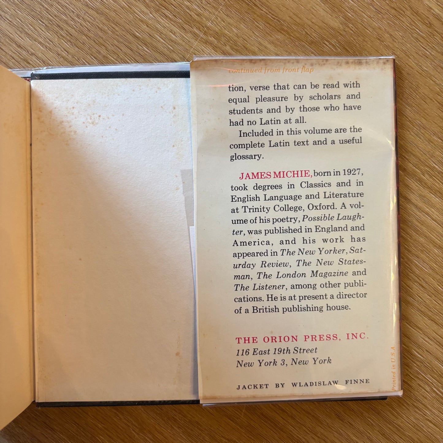 Horace - The Odes of Horace - Bilingual Edition