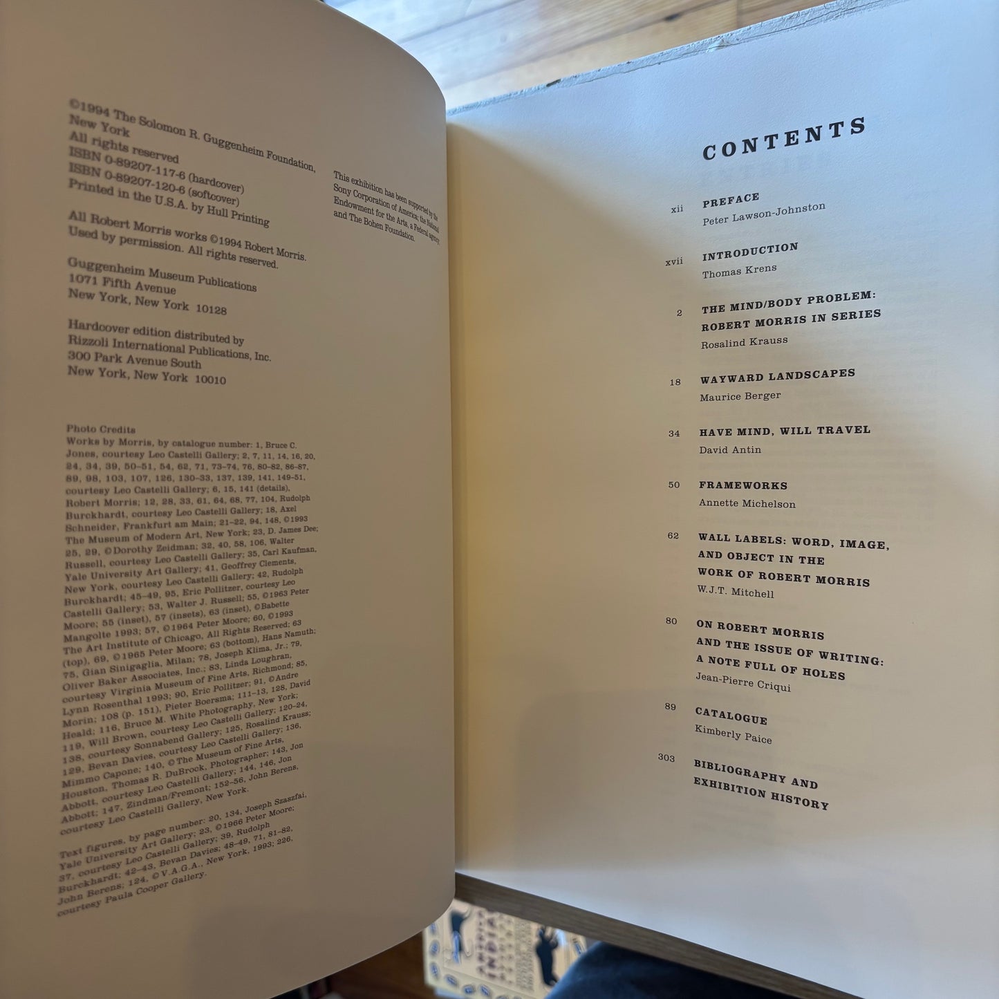 Robert Morris - The Mind/Body Problem - First Edition