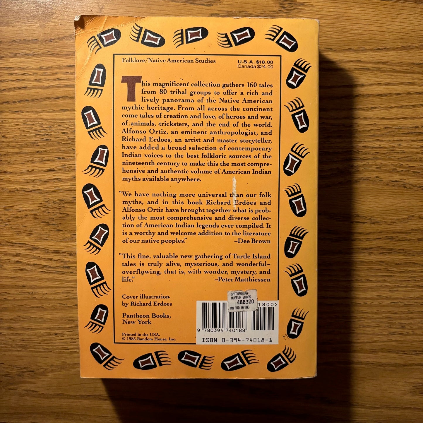 Richard Erdoes & Alfonso Ortiz, eds. - American Indian Myths & Legends