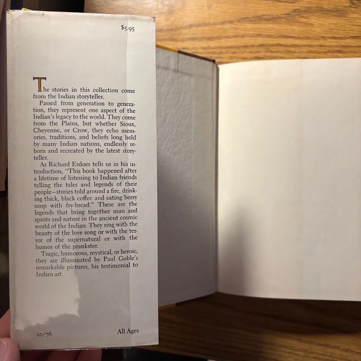 Richard Erdoes, ed. - The Sound of Flutes and Other Indian Legends - First Edition