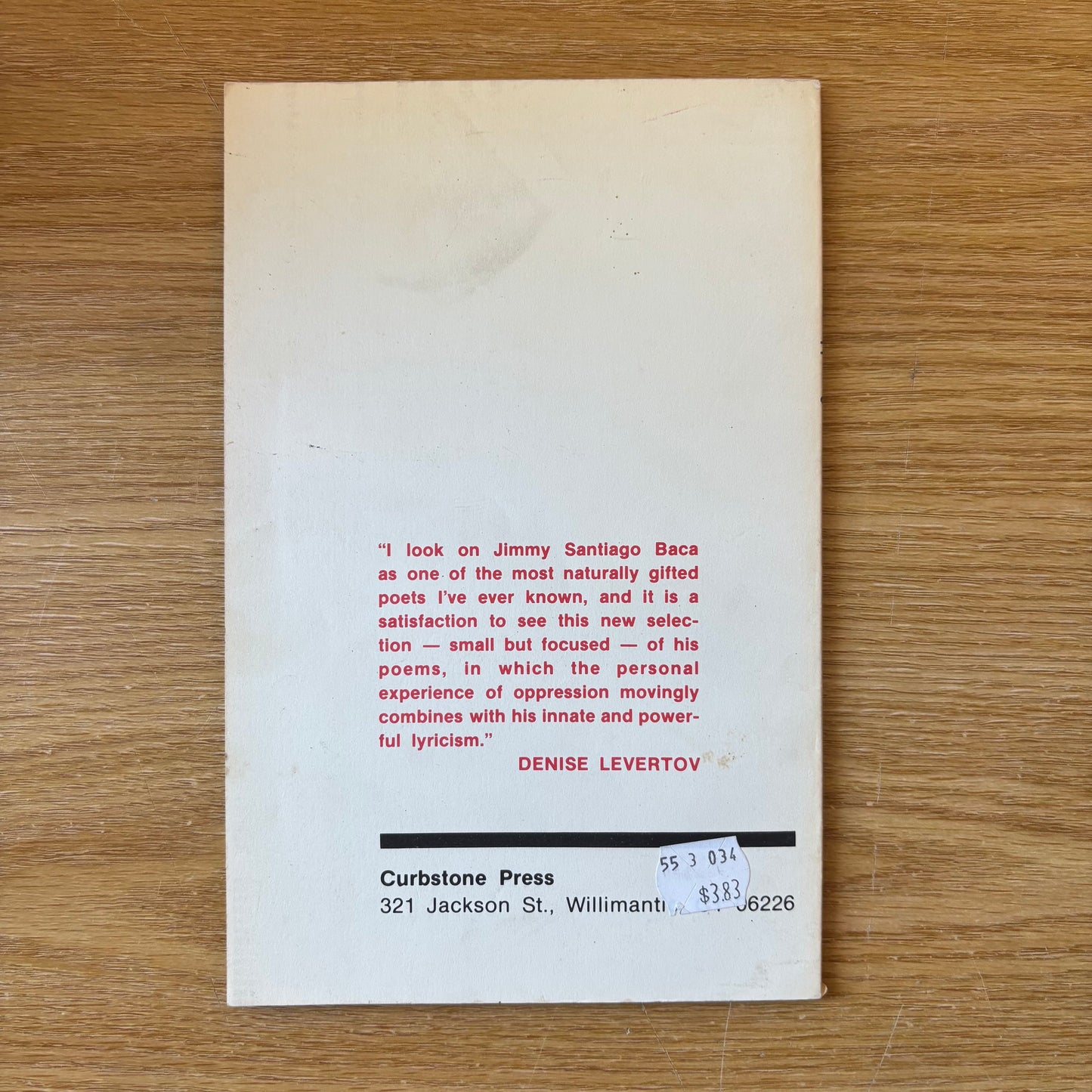 Jimmy Santiago Baca - What's Happening - First Edition