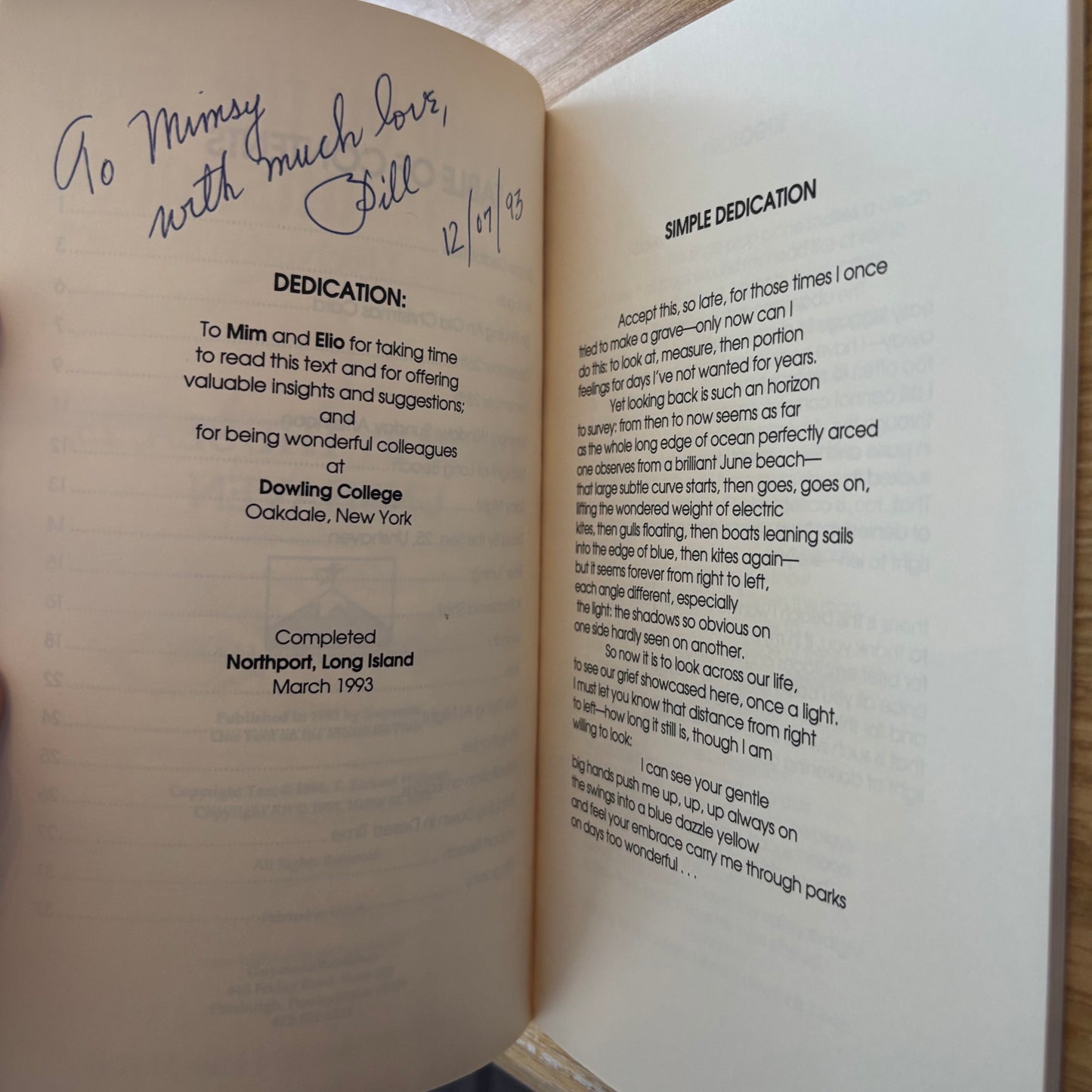 T. Richard Williams - David by the Sea, 25, Unshaven - Signed First Edition