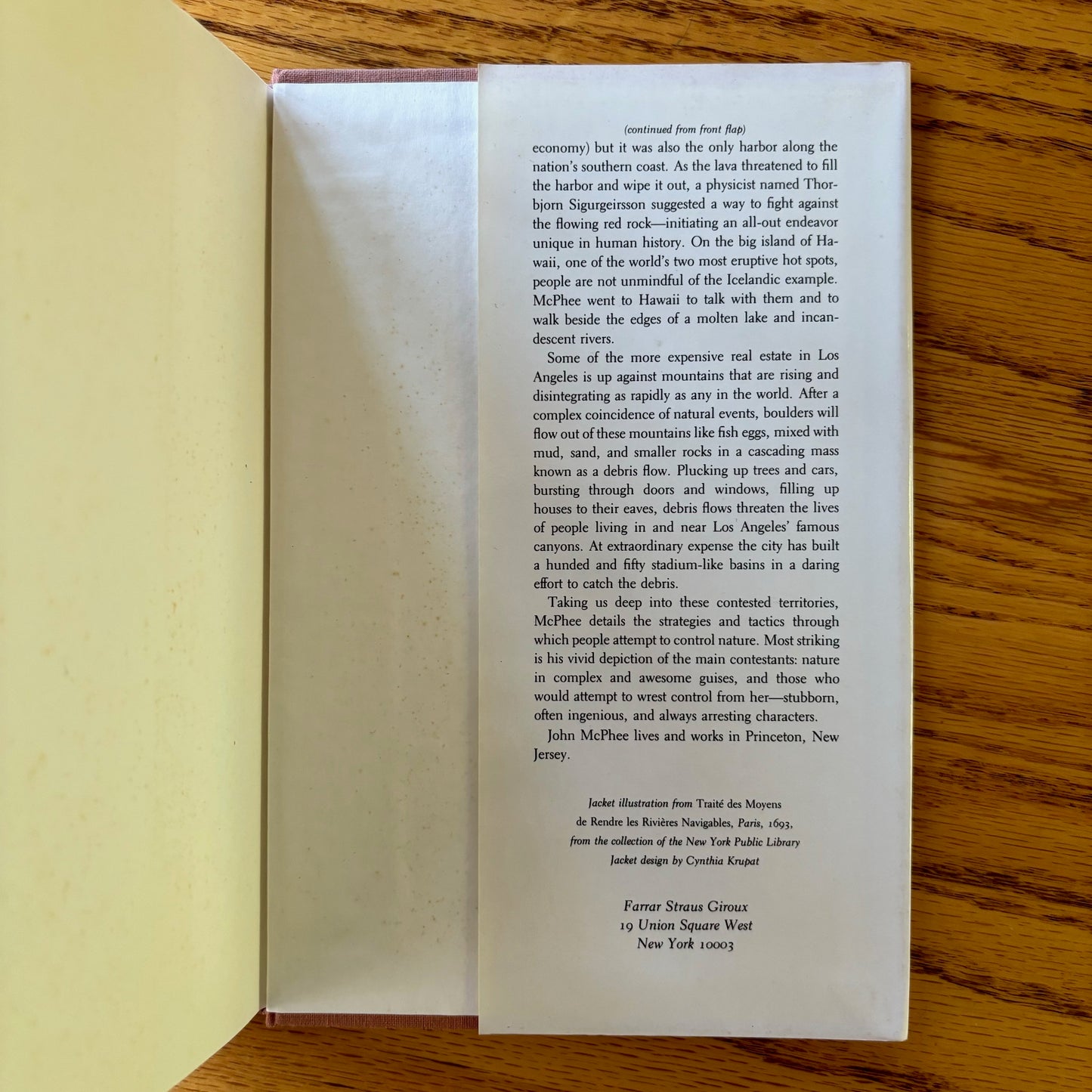 John McPhee - The Control of Nature