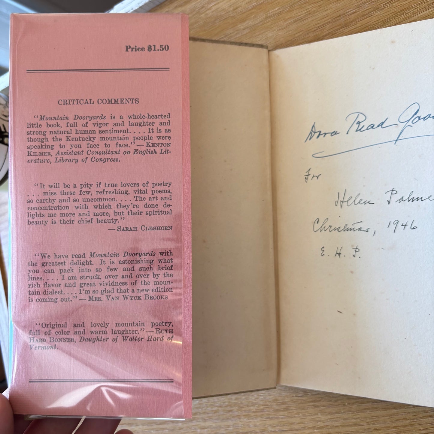 Dora Read Goodale - Mountain Dooryards - Signed First Edition