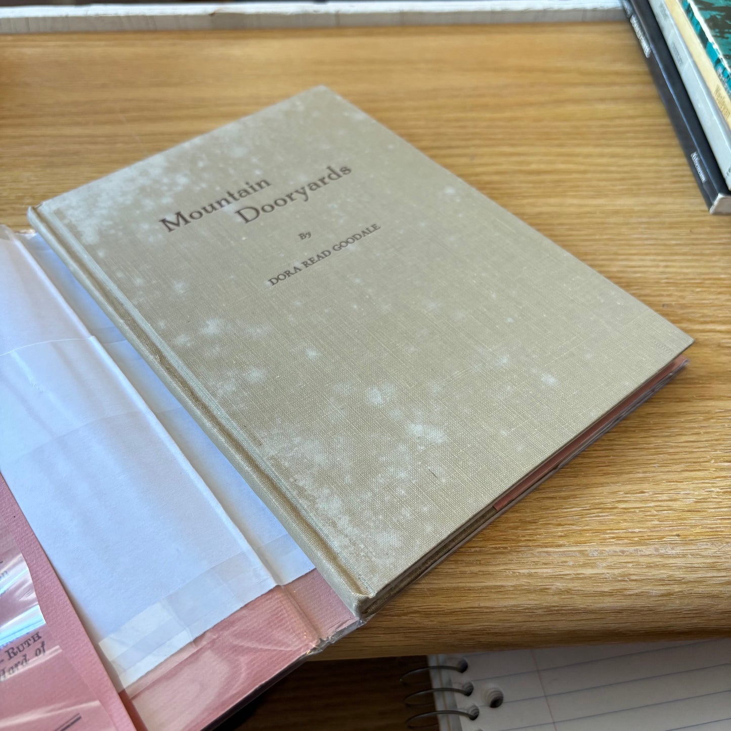 Dora Read Goodale - Mountain Dooryards - Signed First Edition