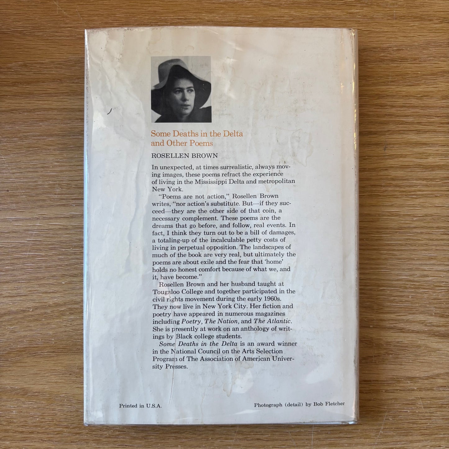 Rosellen Brown - Some Deaths in the Delta & Other Poems - First Edition