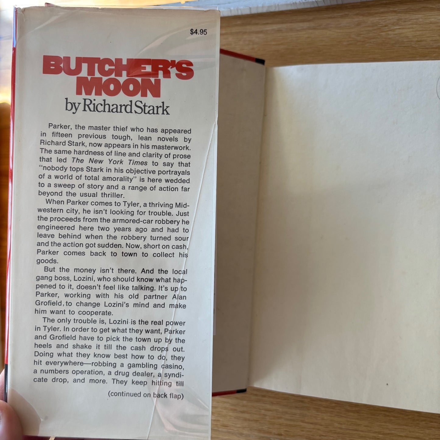 Richard Stark - Butcher's Moon - First Edition