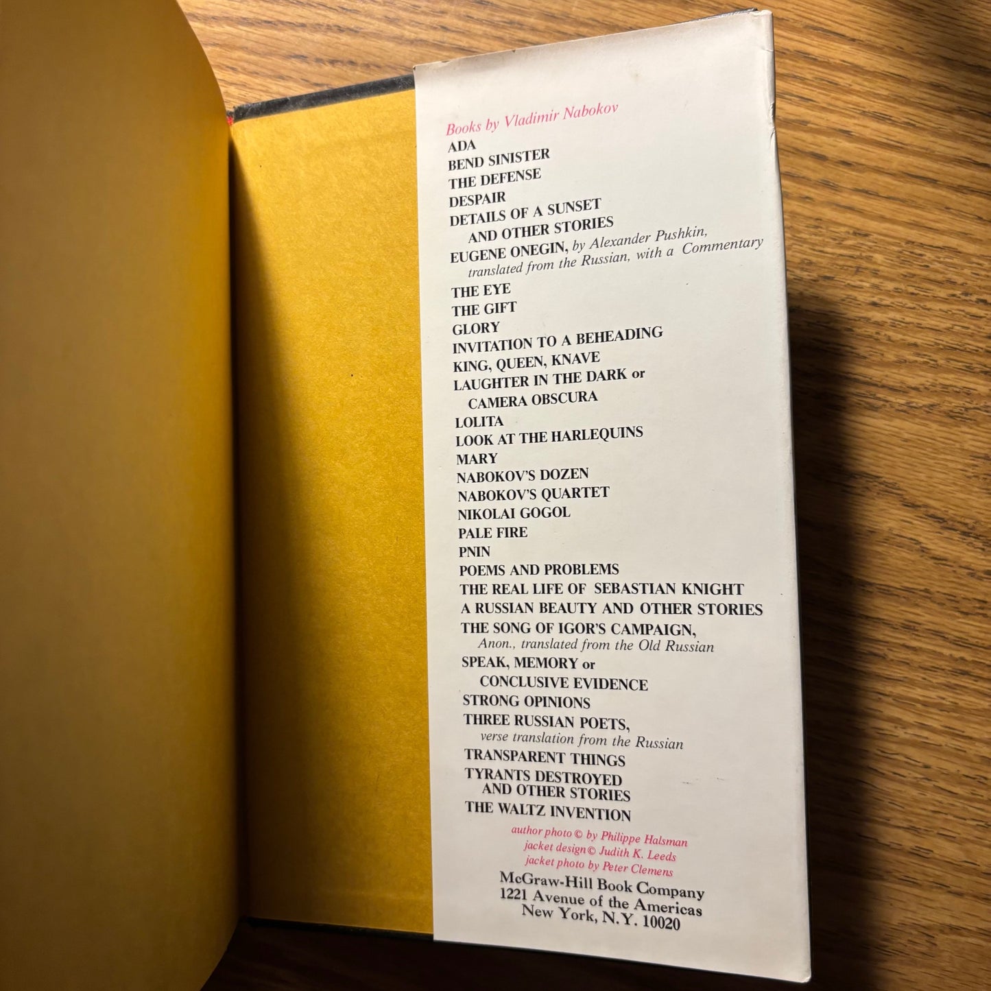 Vladimir Nabokov - Details of a Sunset & Other Stories - First Edition