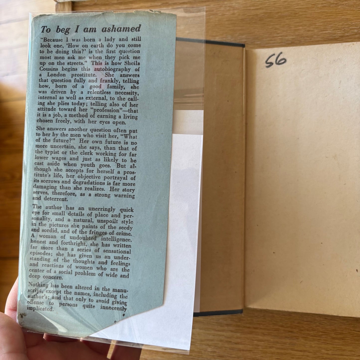 (Ronald Mathews, Jack Kahane, Graham Greene) Sheila Cousins - To Beg I Am Ashamed