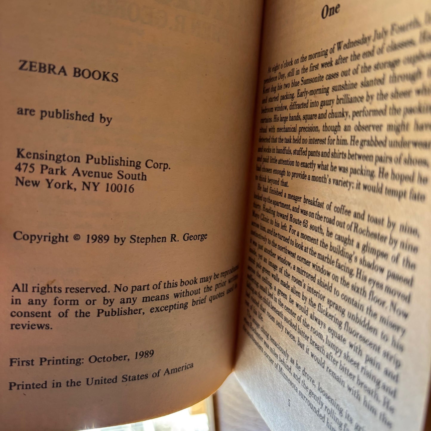 Stephen R. George - Dark Miracle - First Edition