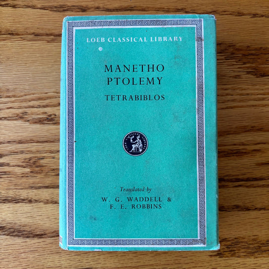 Manetho, Ptolemy - Tetrabiblos