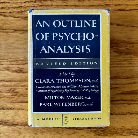 Clara Thompson - An Outline of Psychoanalysis - Modern Library