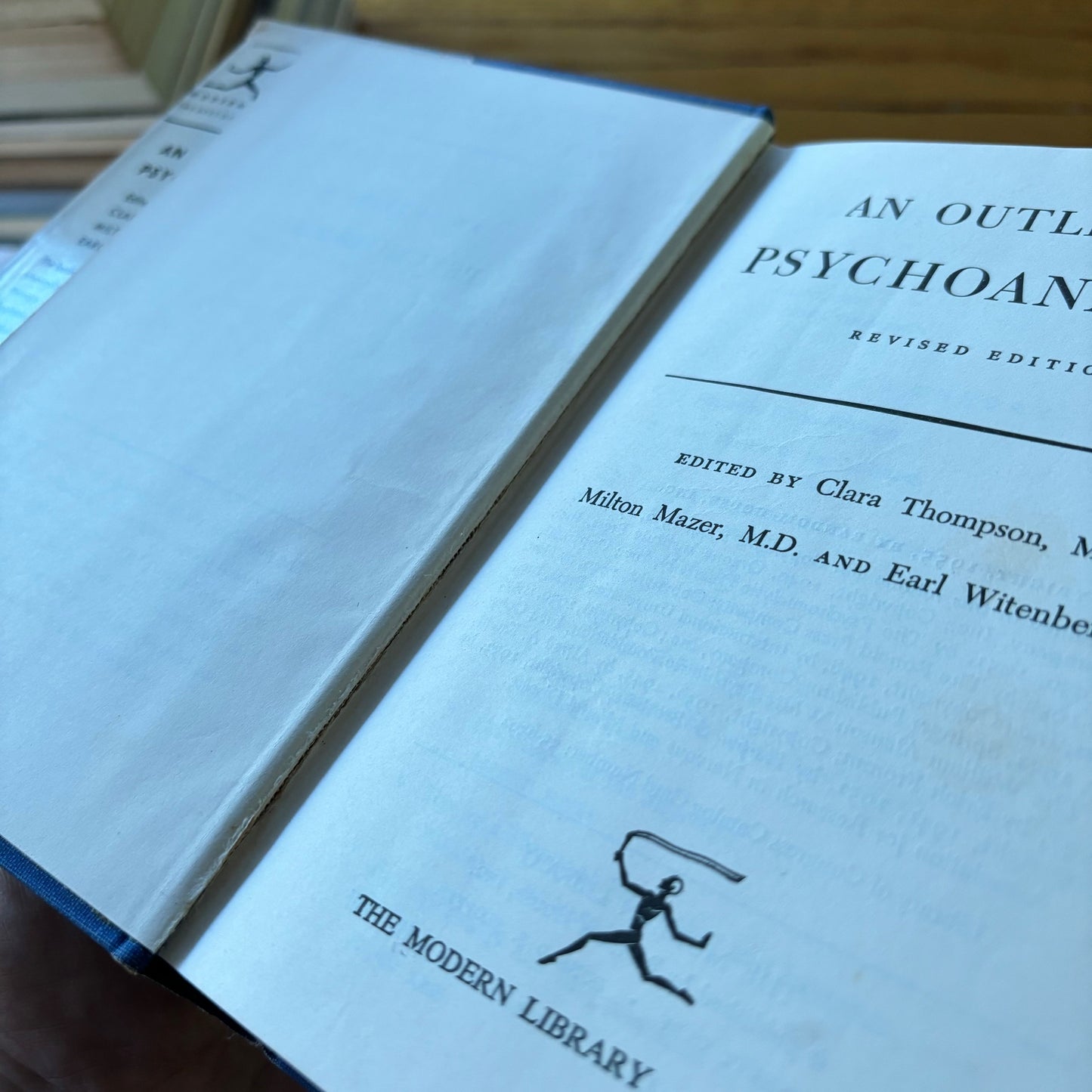 Clara Thompson - An Outline of Psychoanalysis - Modern Library