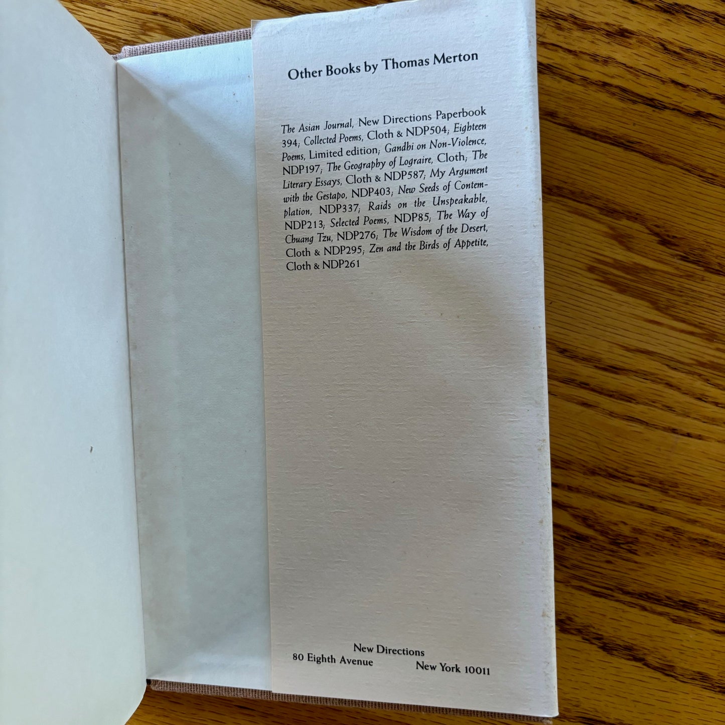 Thomas Merton - Seeds of Contemplation - First Edition Facsimile