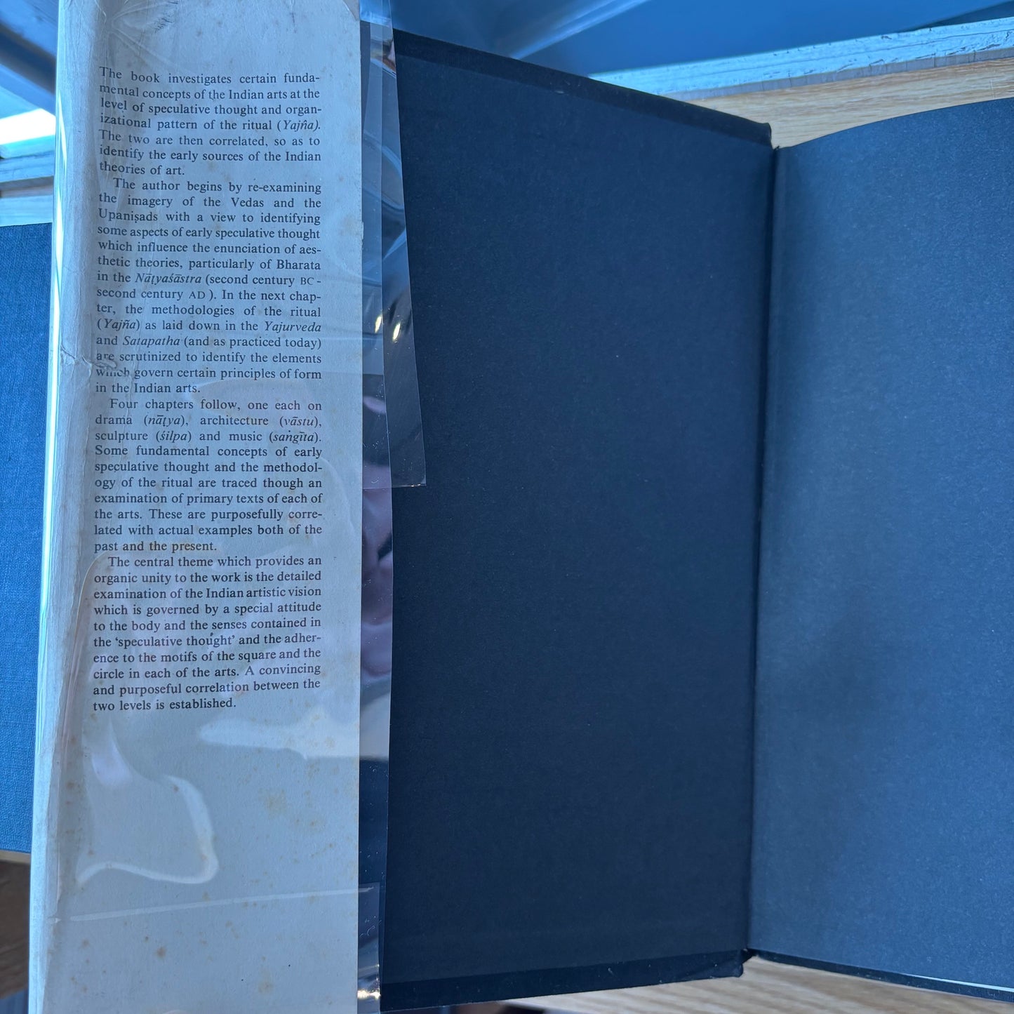 Kapila Vatsyayan - The Square and the Circle of the Indian Arts - First Edition Association Copy