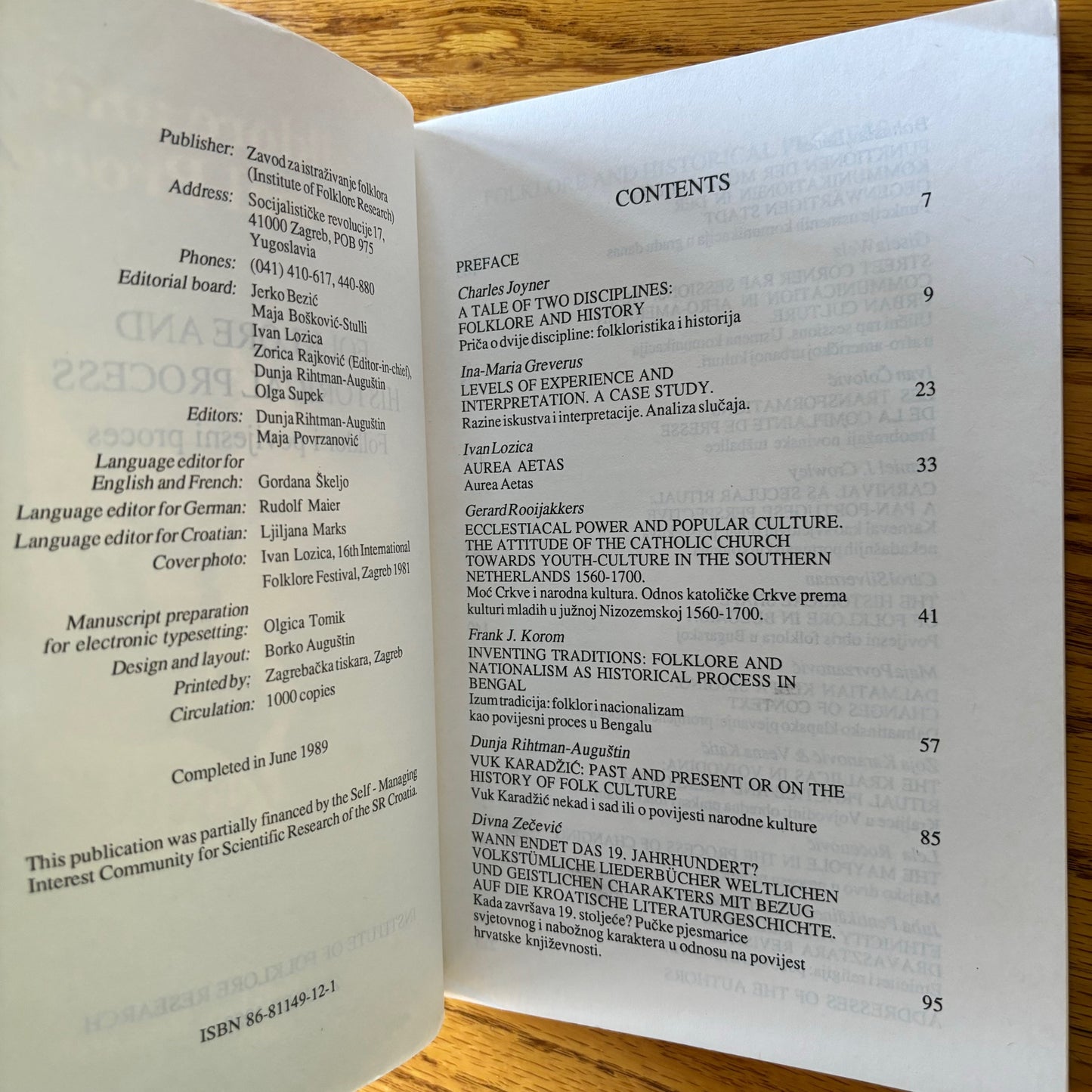 Folklore and Historical Process - Institute of Folklore Research