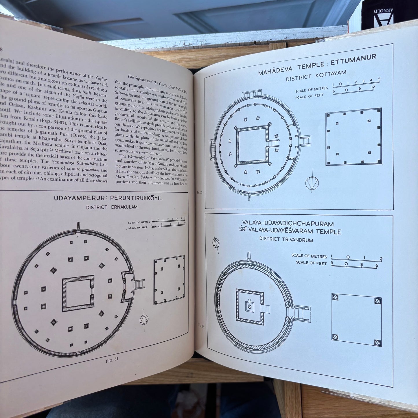 Kapila Vatsyayan - The Square and the Circle of the Indian Arts - First Edition Association Copy