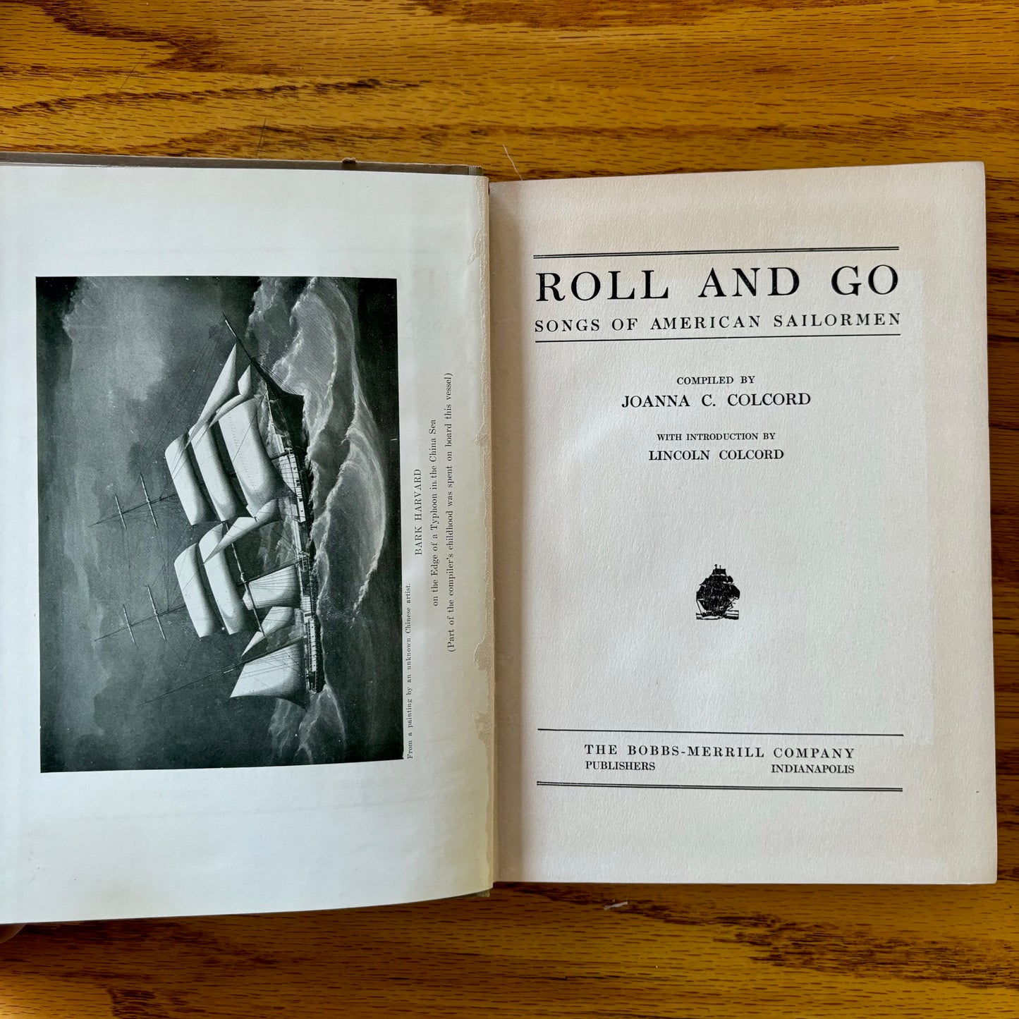 Joanna C. Colcord, ed. - Roll and Go: Songs of American Sailormen