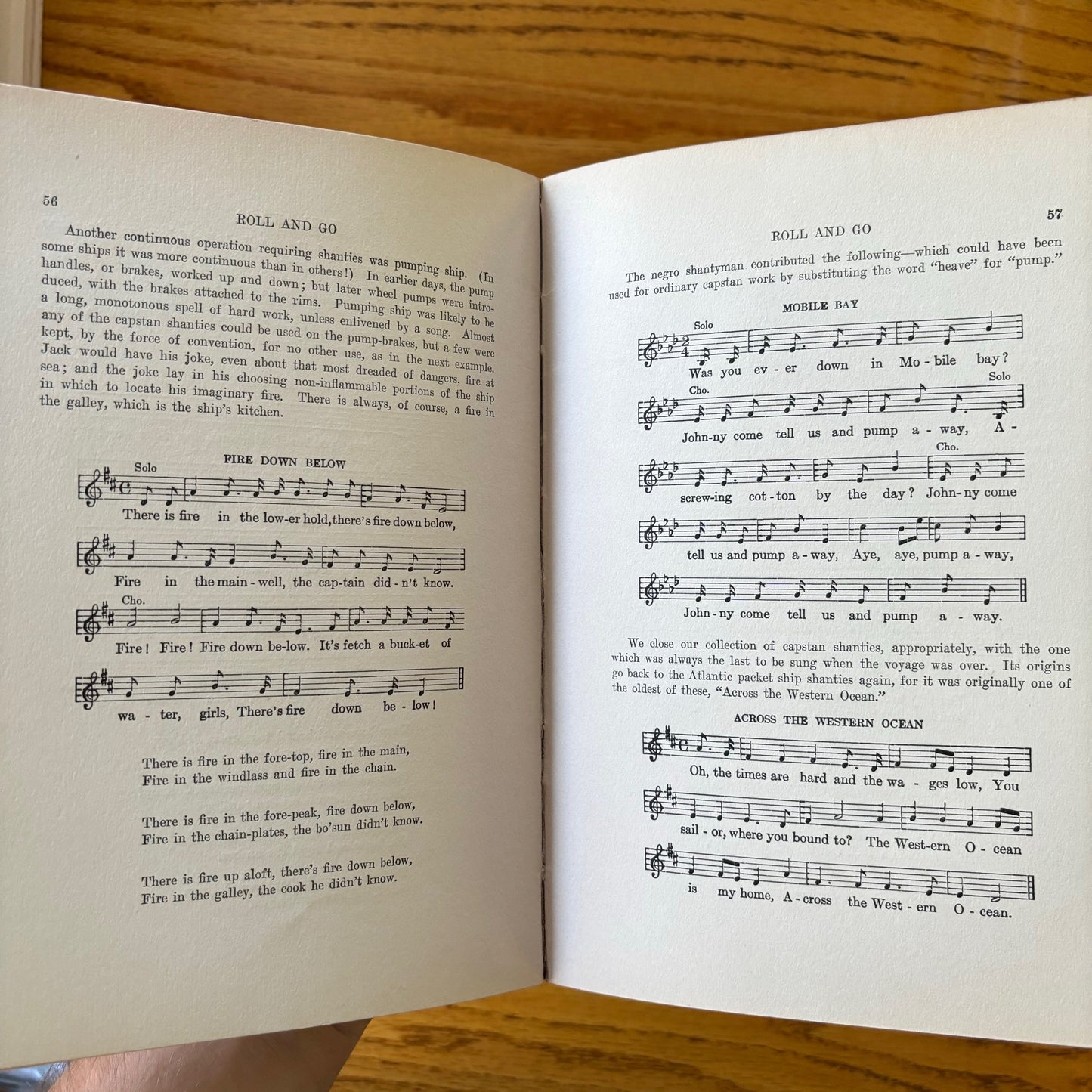 Joanna C. Colcord, ed. - Roll and Go: Songs of American Sailormen