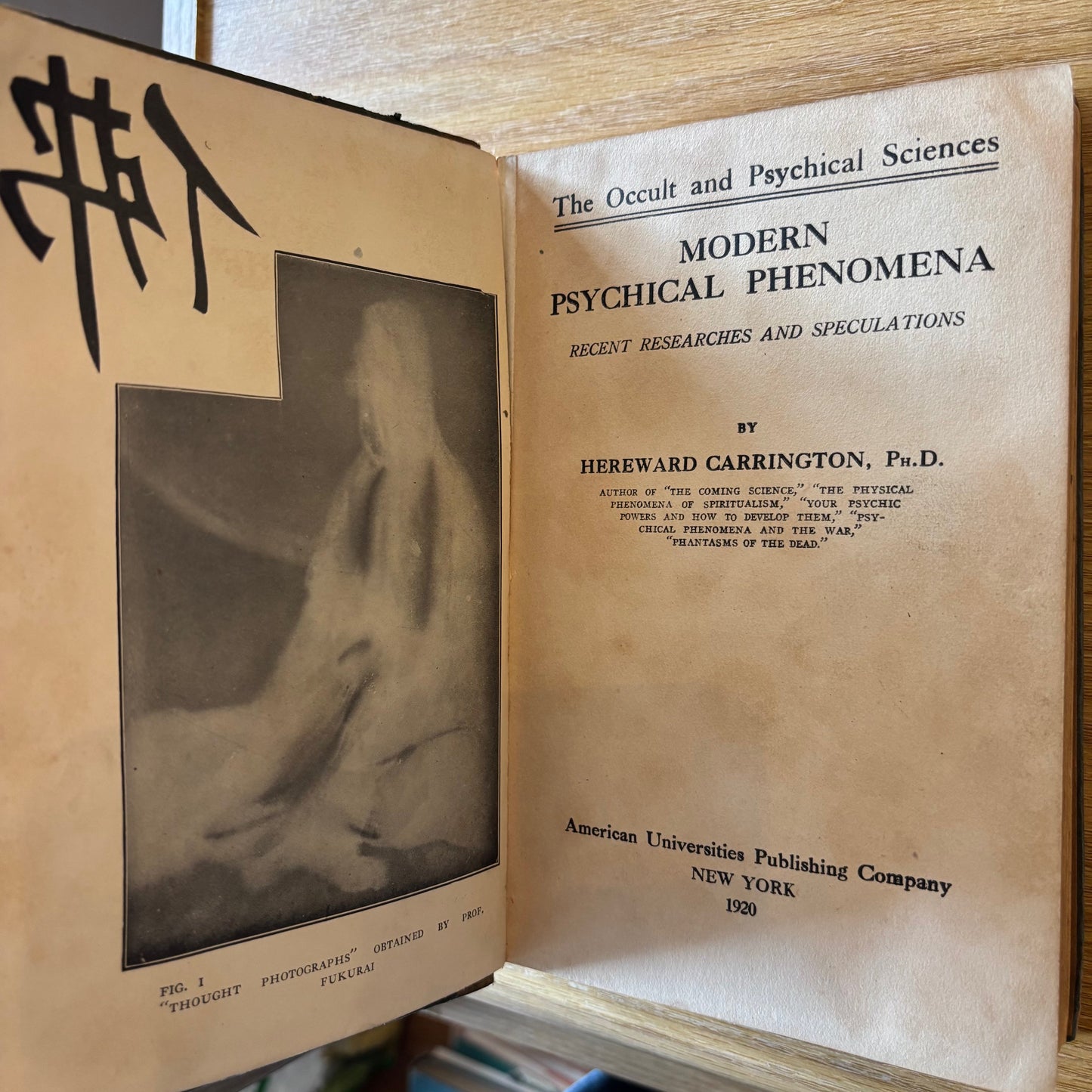 Hereward Carrington, Ph.D. - Modern Psychical Phenomena: Recent Researches and Speculations
