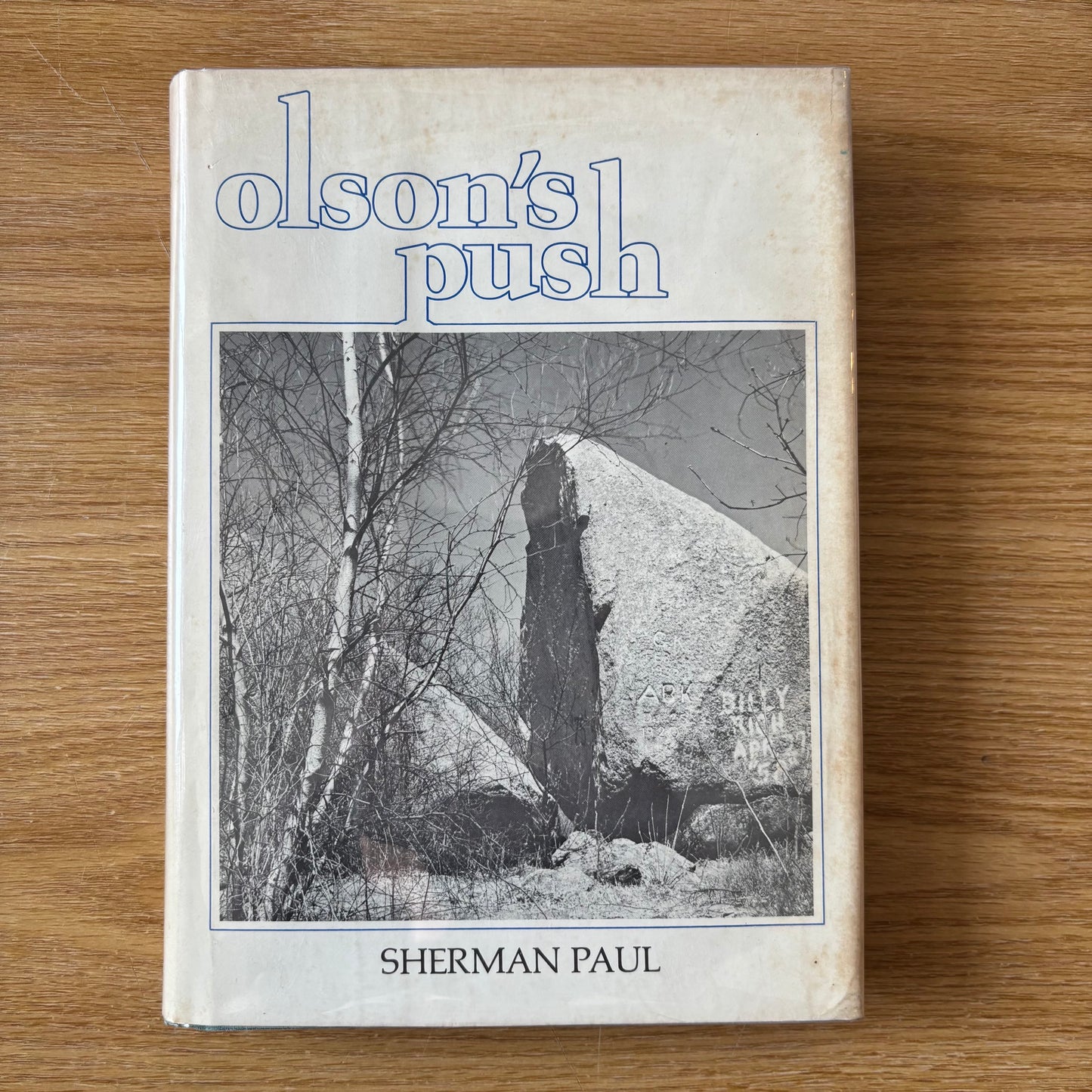 Sherman Paul - Olson's Push - First Edition