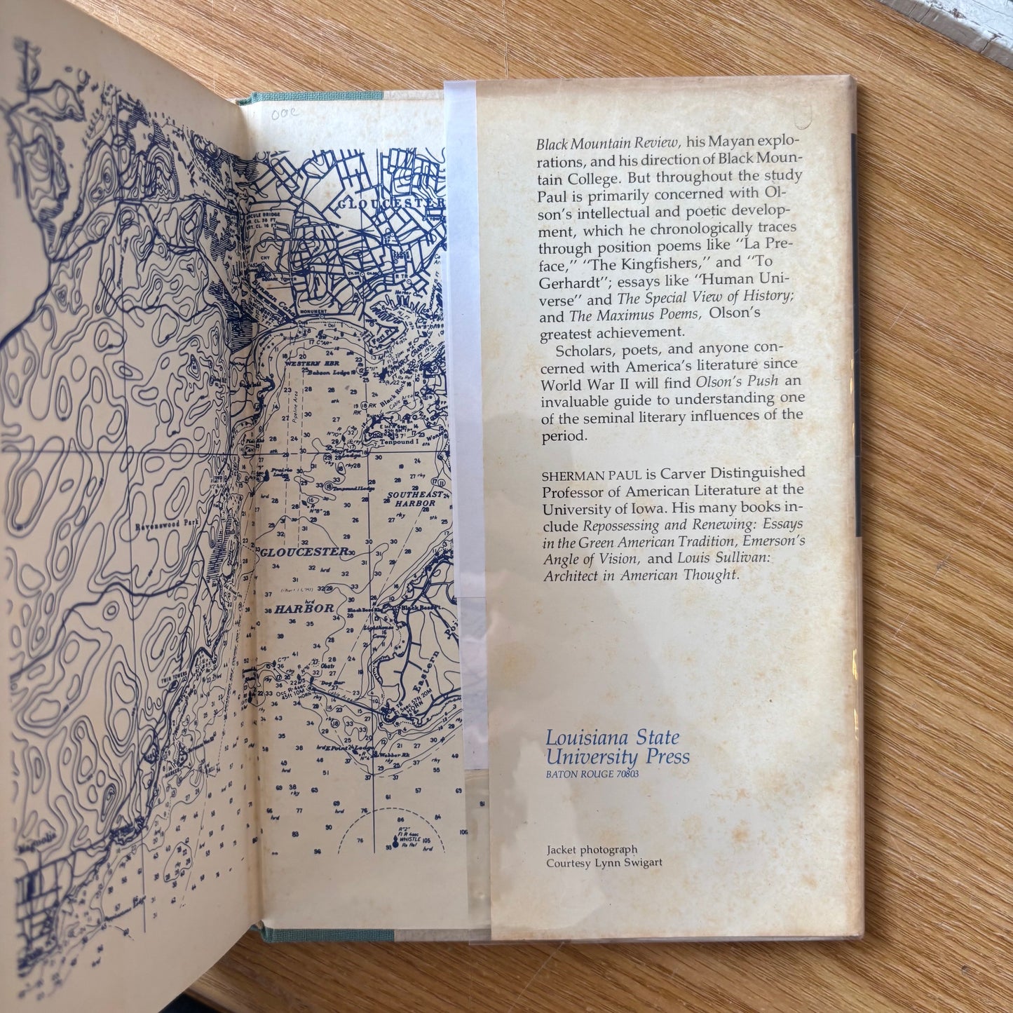 Sherman Paul - Olson's Push - First Edition