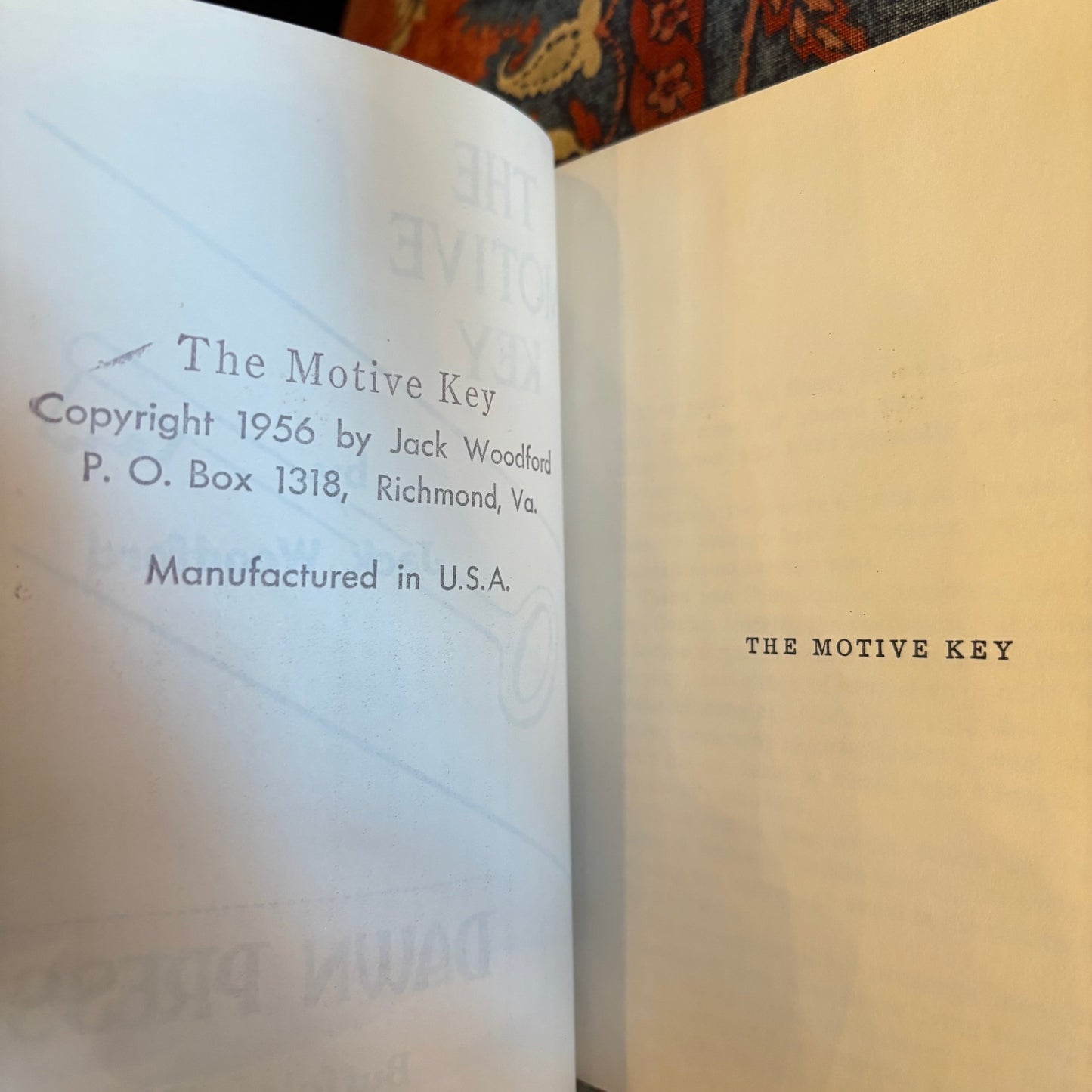 Jack Woodford - The Motive Key