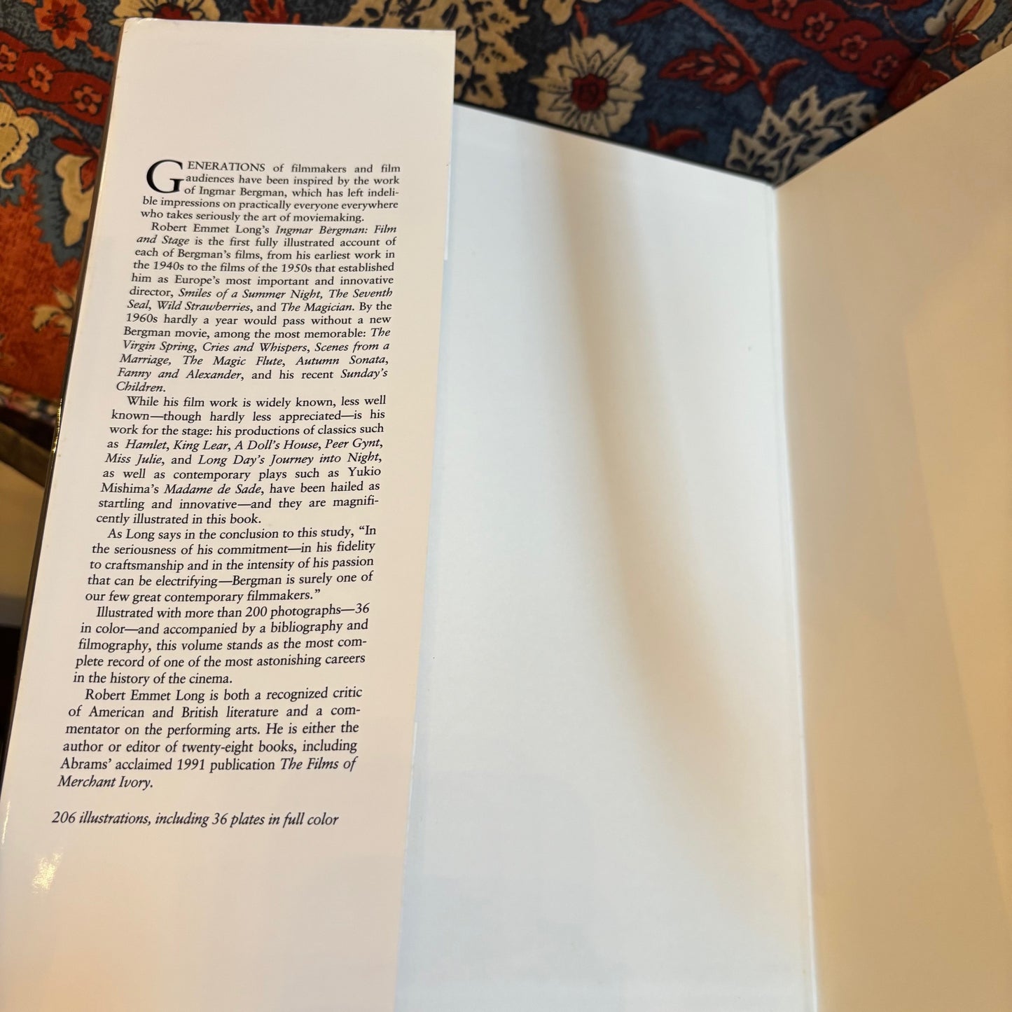 Robert Emmet Long - Ingmar Bergman: Film and Stage