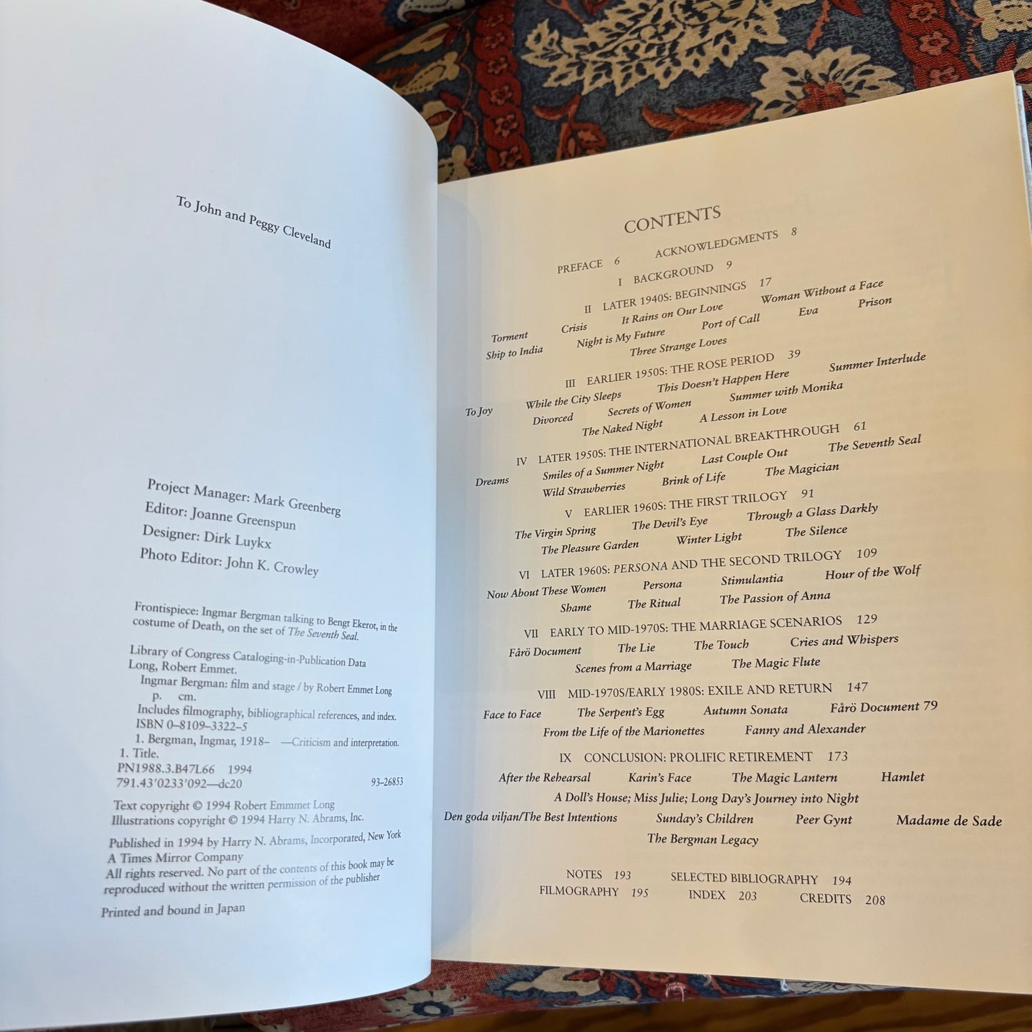 Robert Emmet Long - Ingmar Bergman: Film and Stage