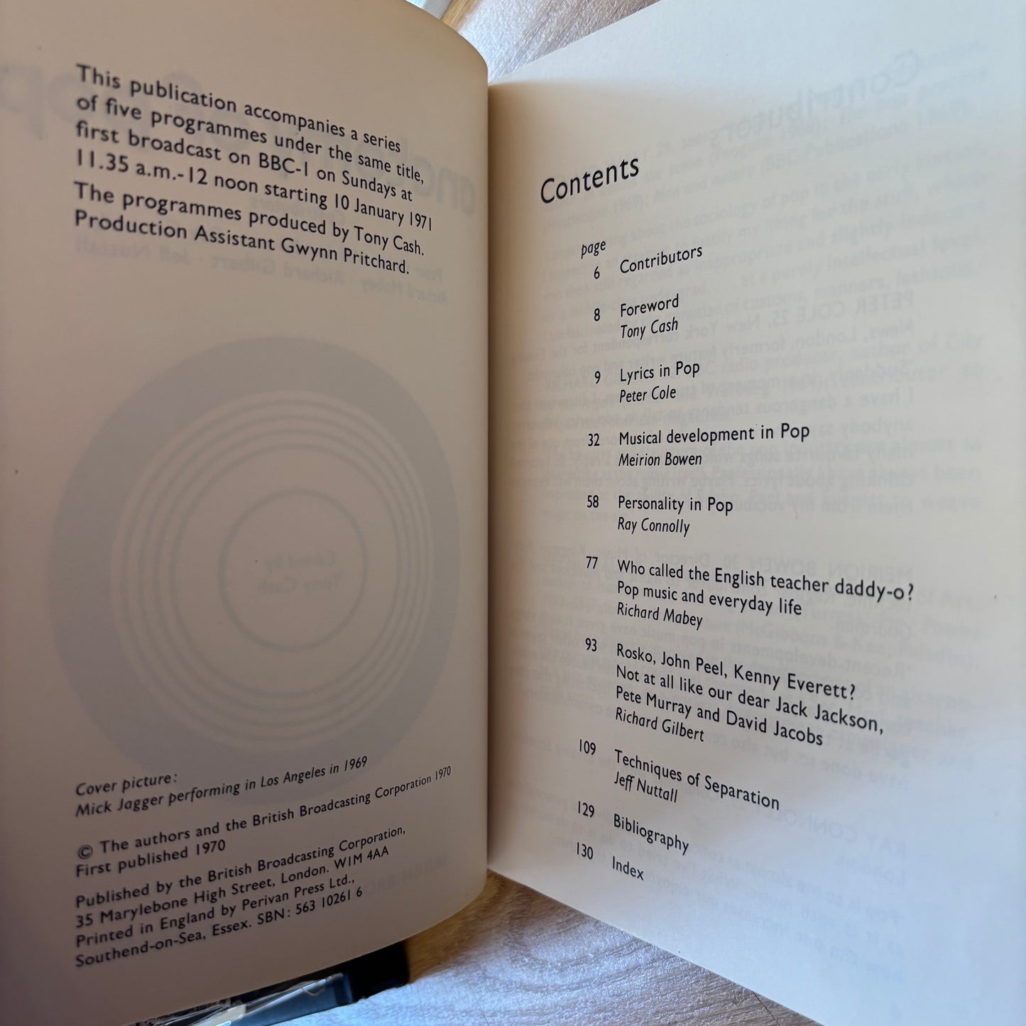 Tony Cash, ed. - Anatomy of Pop - First Edition