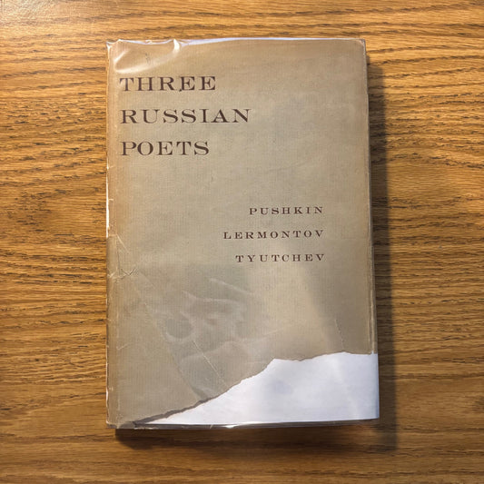 (Vladimir Nabokov) Three Russian Poets: Selections from Pushkin, Lermontov, and Tyutchev - First Edition