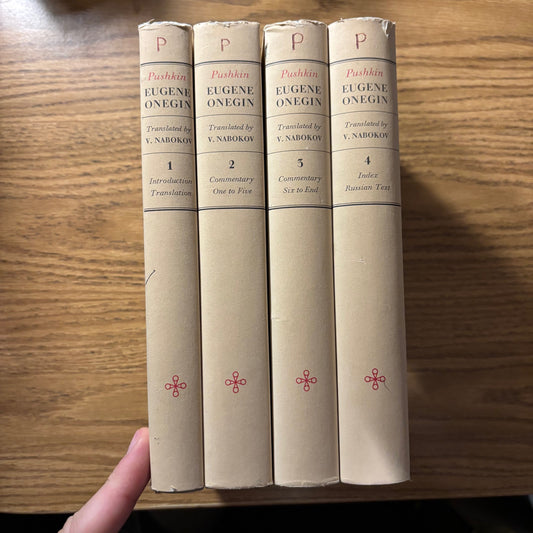 (Vladimir Nabokov) Alexandr Pushkin - Eugene Onegin - Bollingen Edition - 4 Vols.