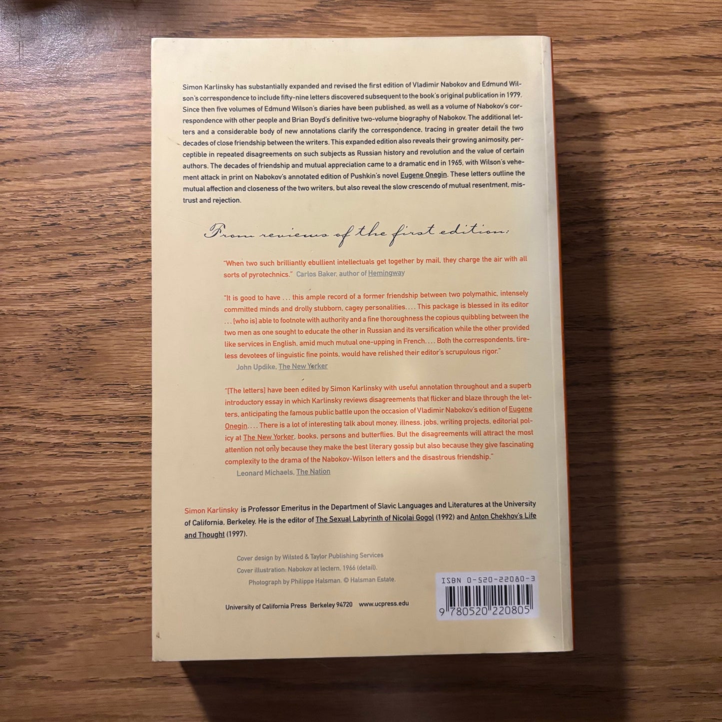 Simon Karlinsky, ed. - Dear Bunny, Dear Volodya: The Nabokov-Wilson Letters 1940-1971 - Revised and Expanded Edition