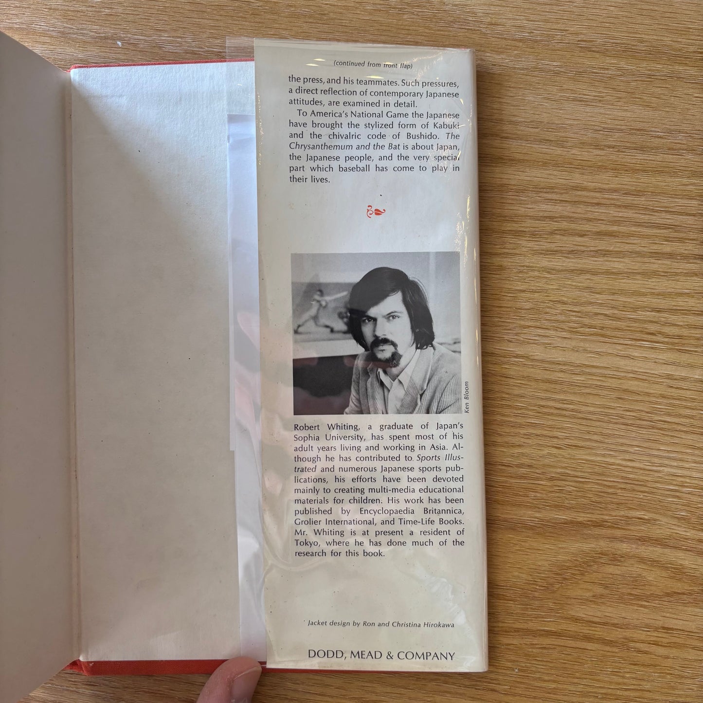 Robert Whiting - The Chrysanthemum and the Bat - First Edition