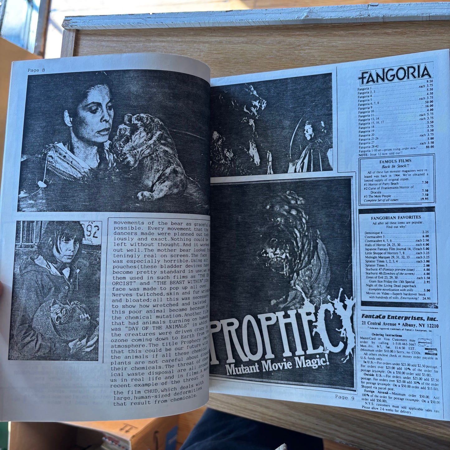 The Zones of Evil (ZOE) No. 35, January 1985 - Horror / Sci-Fi Movie Fanzine