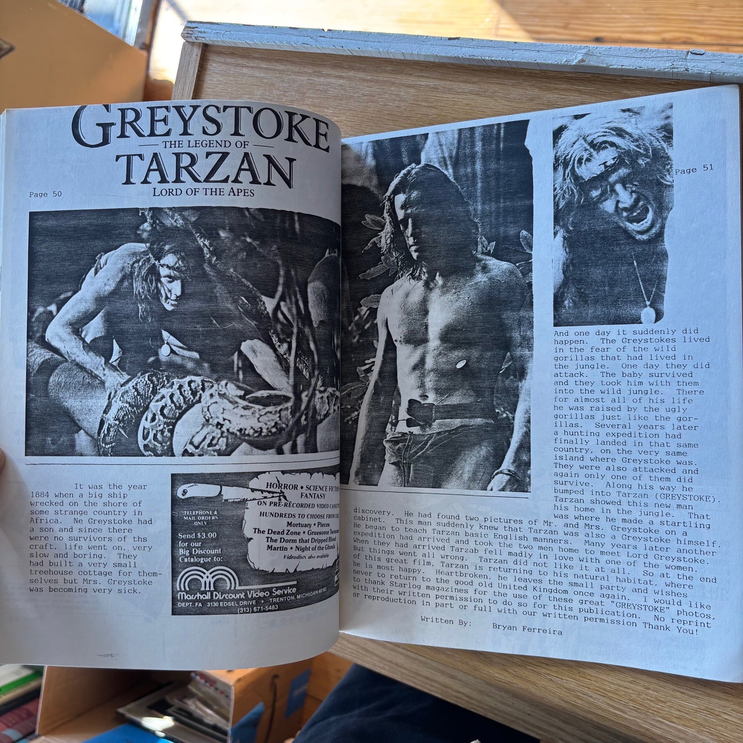 The Zones of Evil (ZOE) No. 35, January 1985 - Horror / Sci-Fi Movie Fanzine