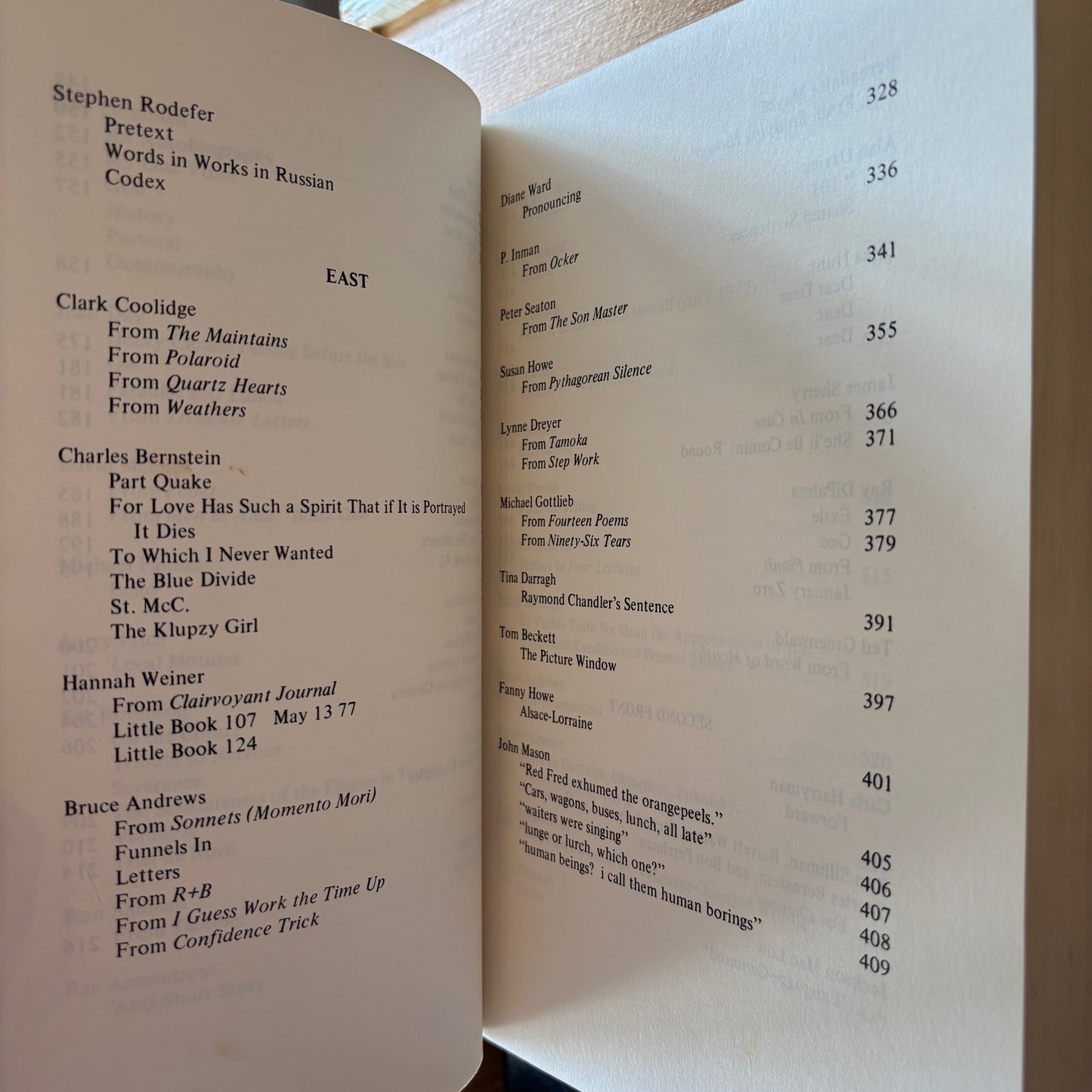 Ron Silliman, ed. - In the American Tree - First Edition Paperback