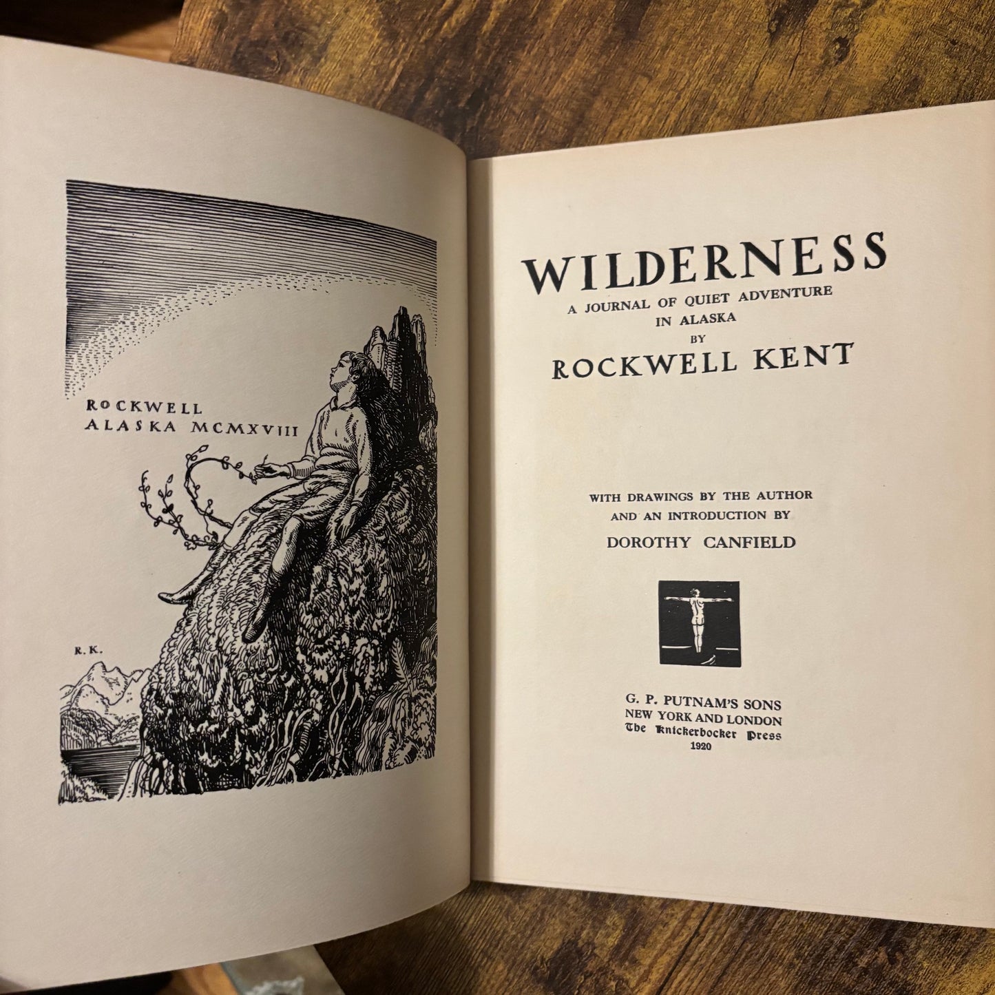 Rockwell Kent - Wilderness: A Journal of Quiet Adventure in Alaska - First Edition