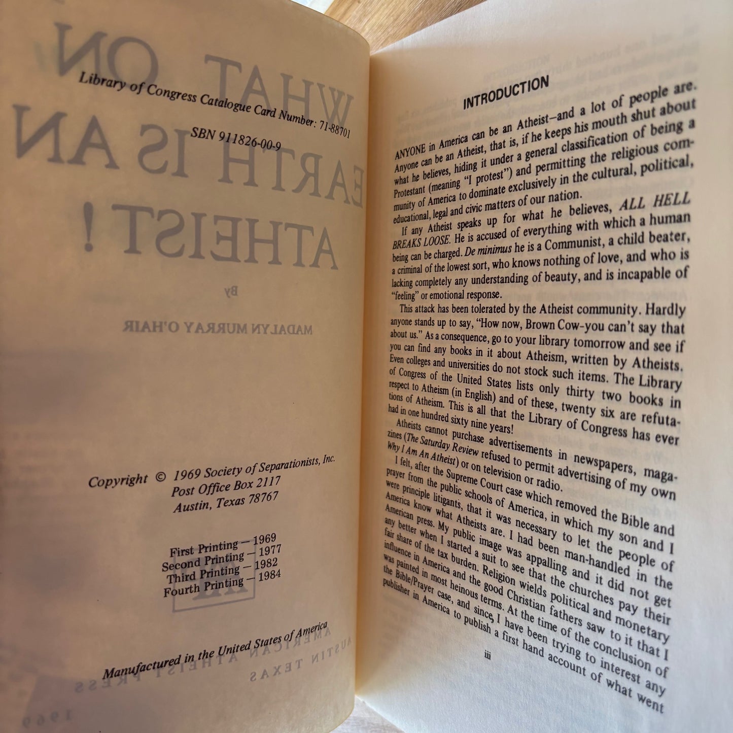 Madalyn Murray O'Hair - What on Earth is an Atheist!